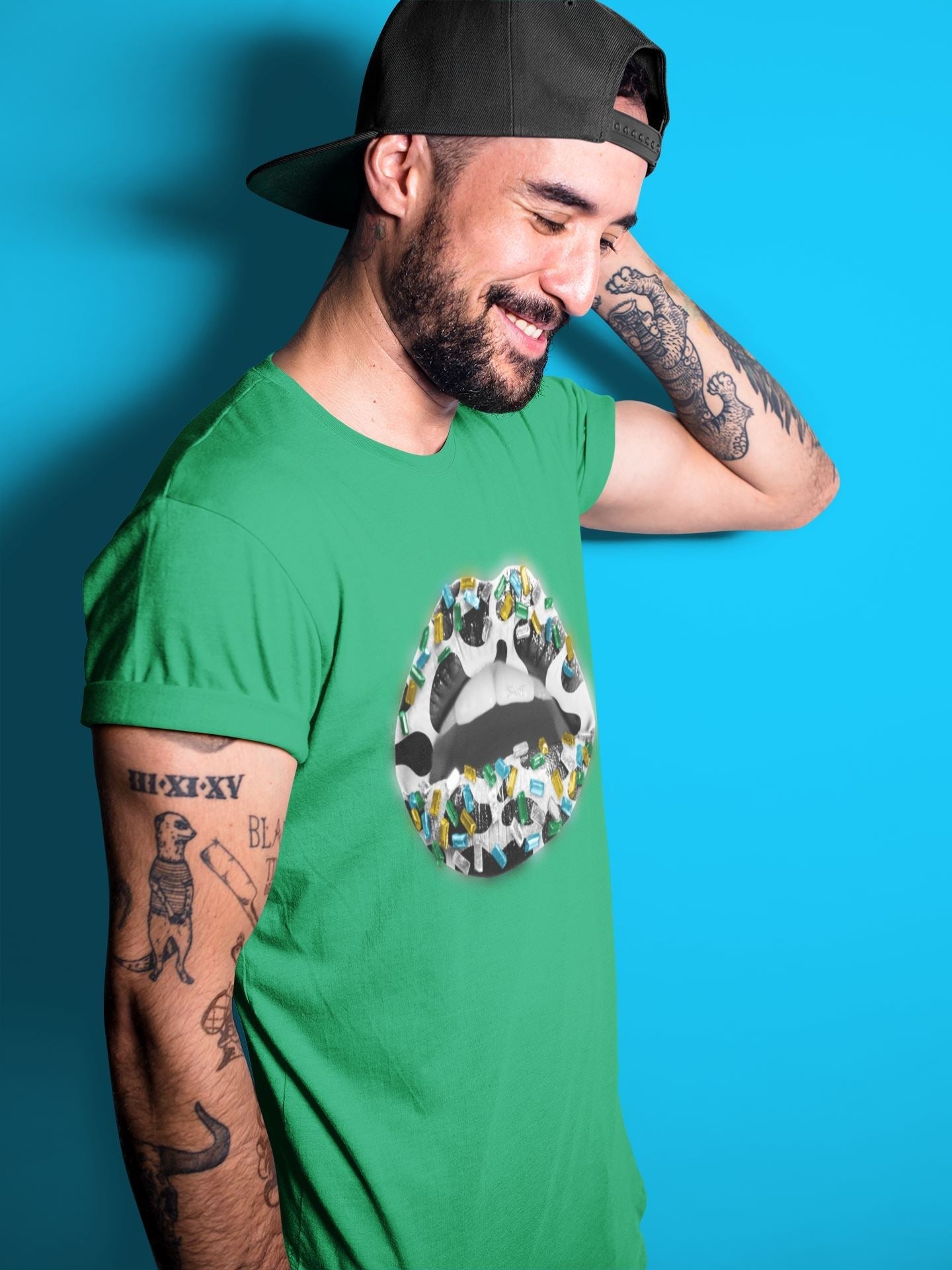 Lips Jewel Unisex Tops - Dunk Chunky Dunky
