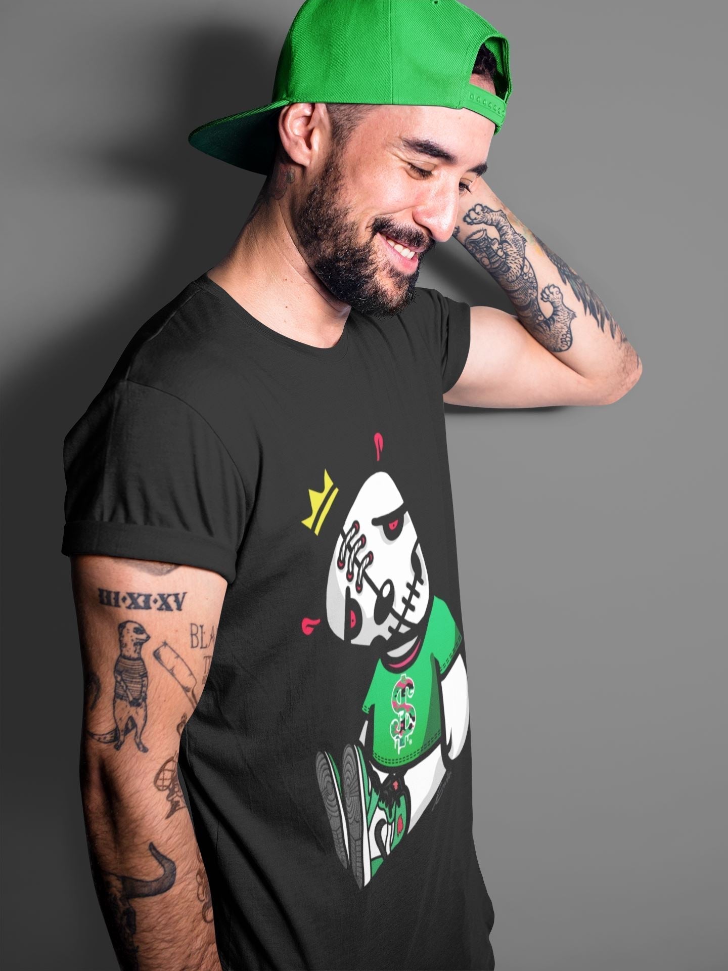 Dead Dolls Unisex Tops - Air Jordan 1 Lucky Green