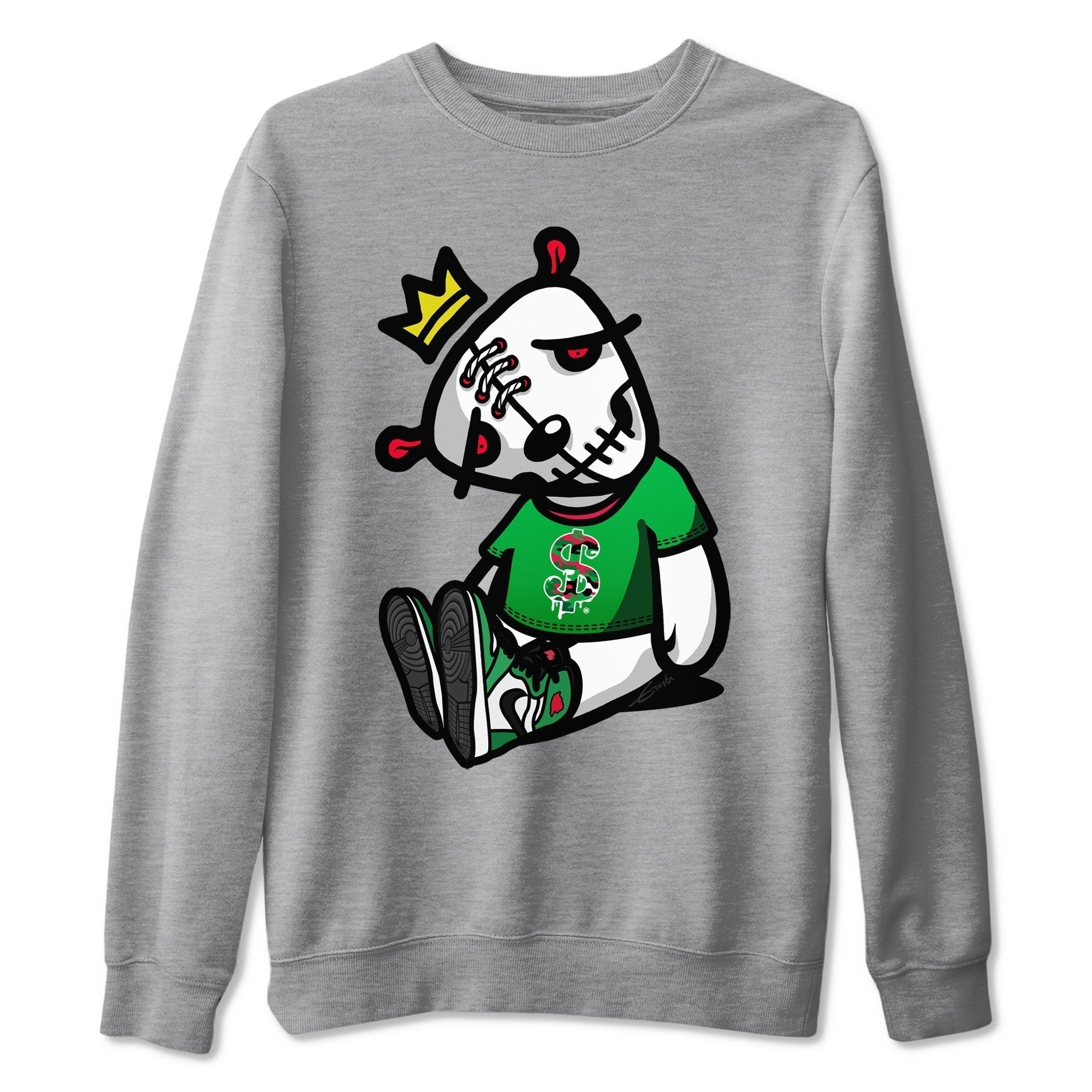 Dead Dolls Unisex Tops - Air Jordan 1 Lucky Green