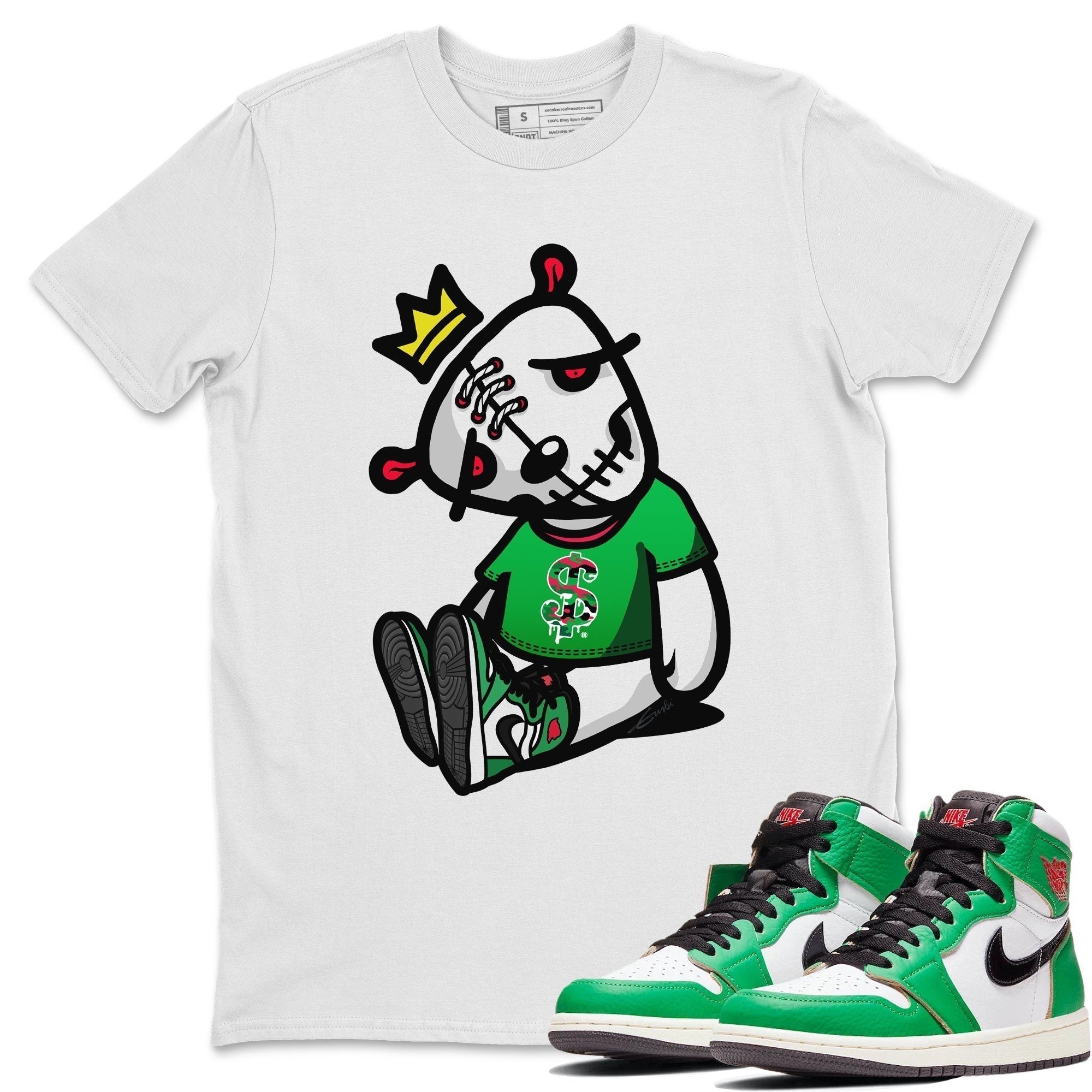 Dead Dolls Unisex Tops - Air Jordan 1 Lucky Green