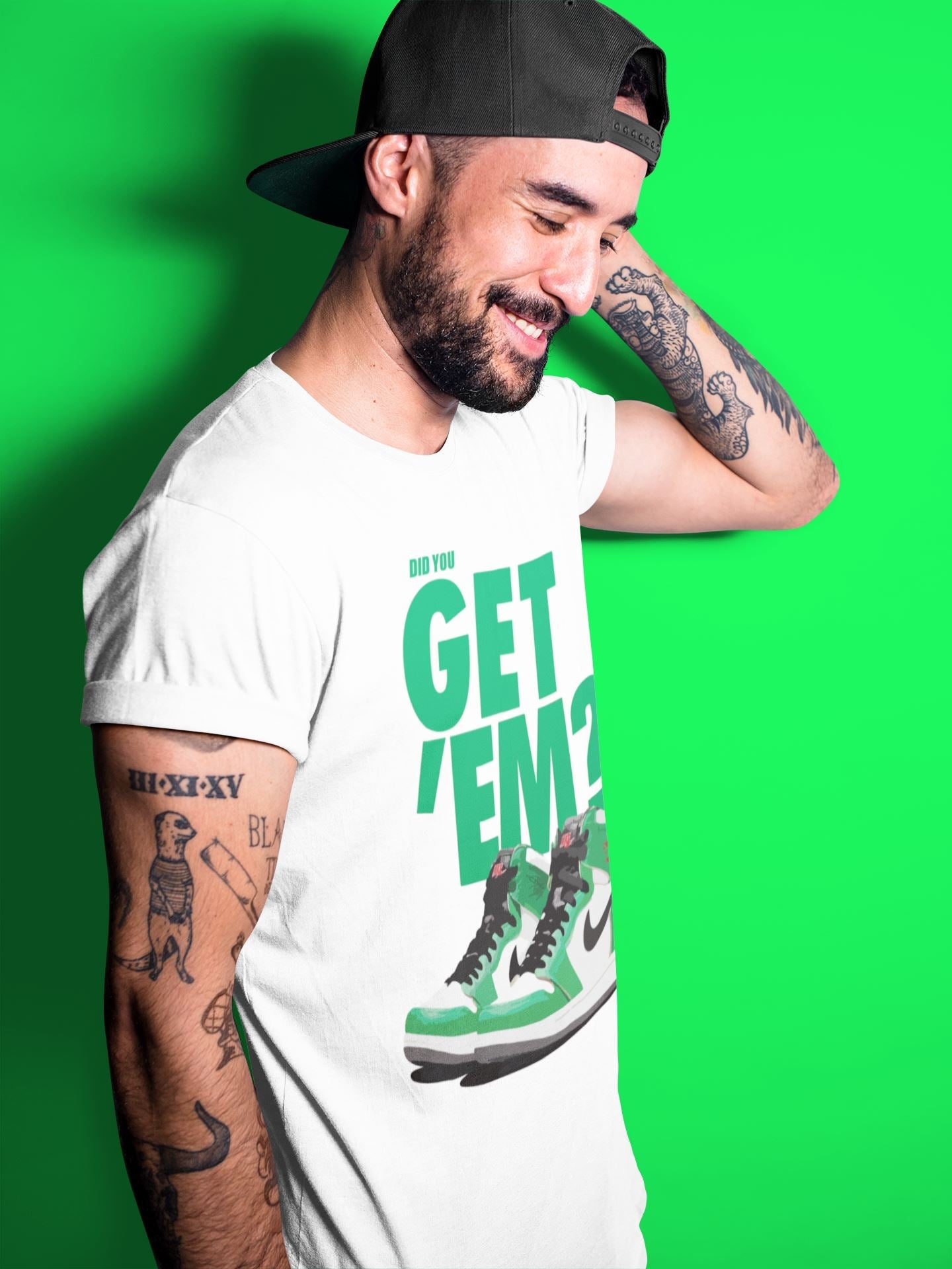 Did You Get 'Em Unisex Tops - Air Jordan 1 Lucky Green