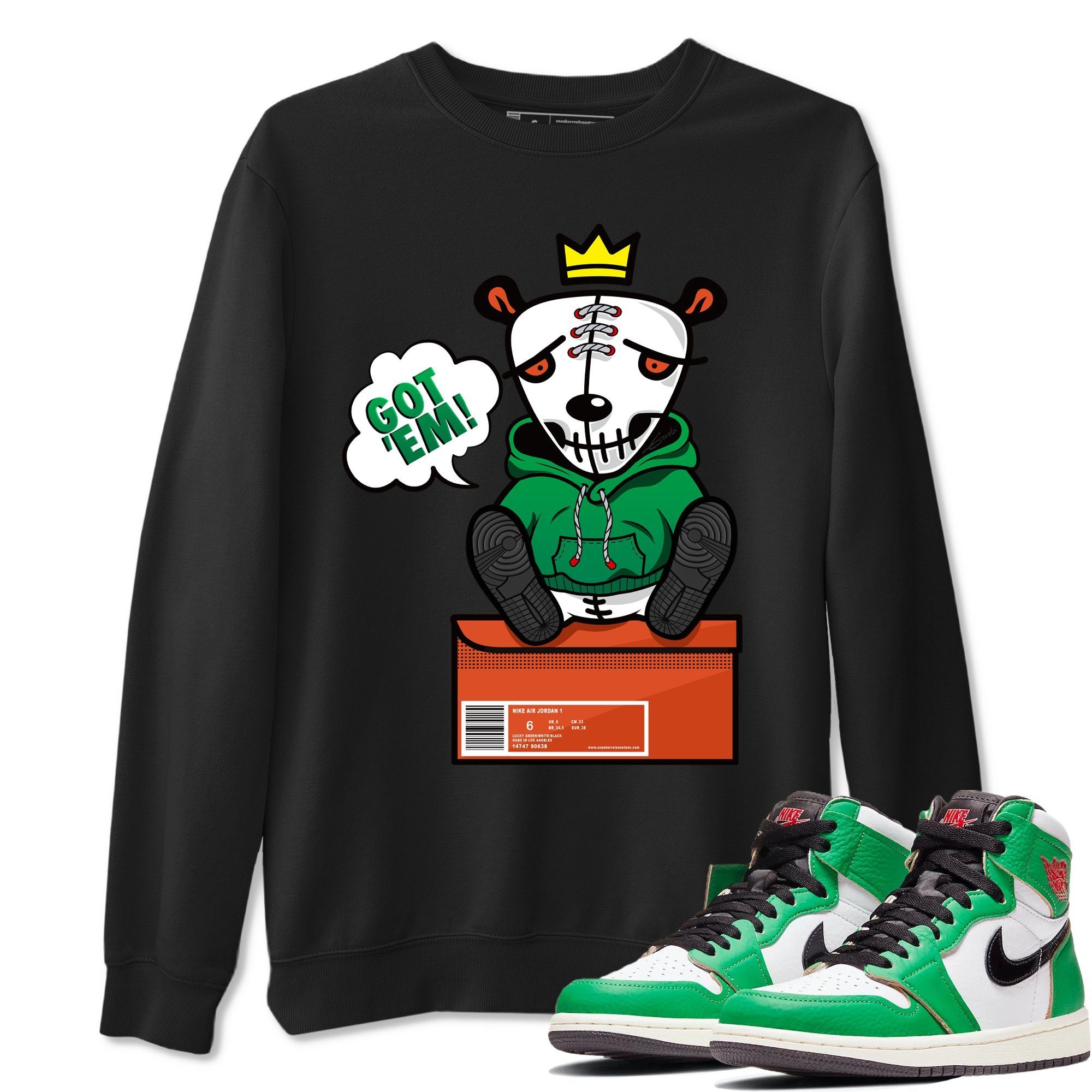 Got Em Unisex Tops - Air Jordan 1 Lucky Green