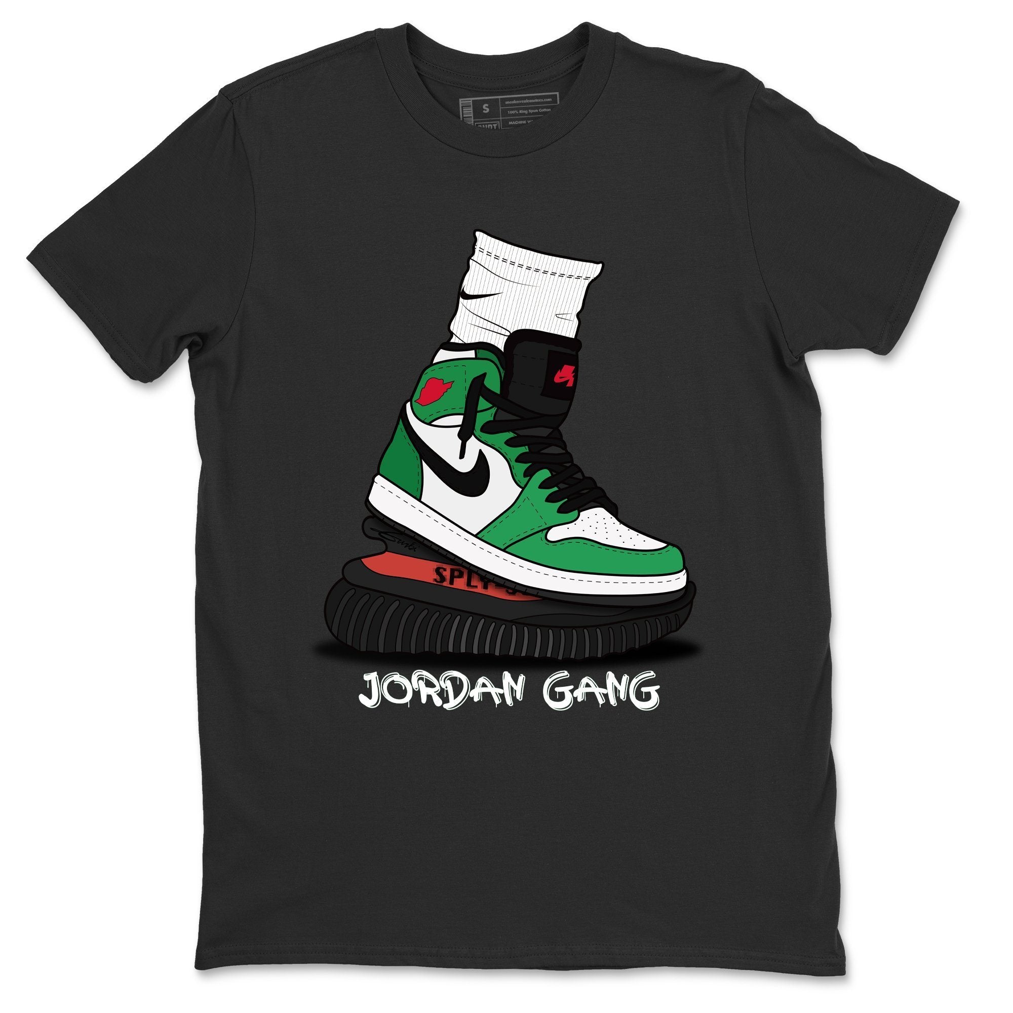 Air Jordan Gang Unisex Tops - Air Jordan 1 Lucky Green