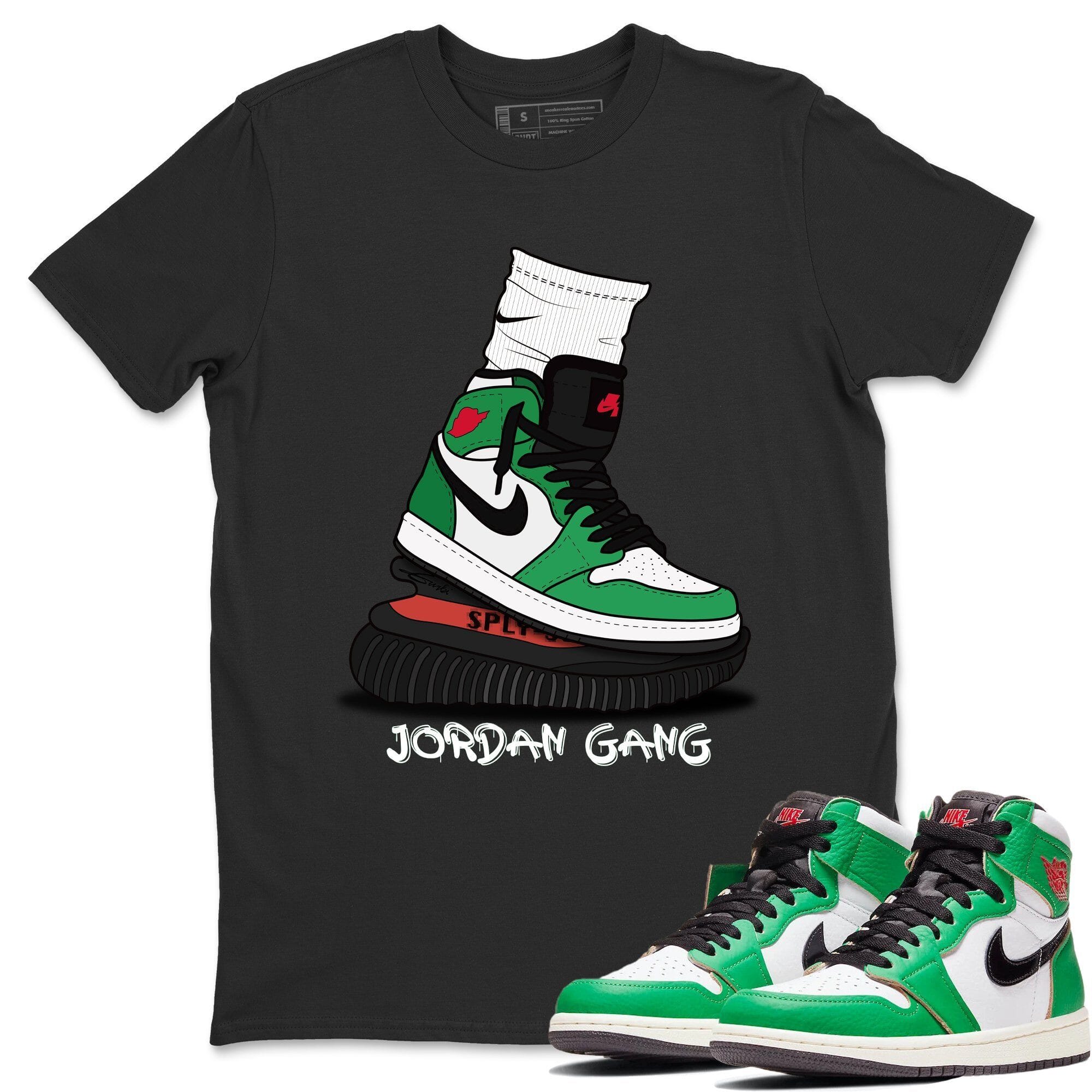 Air Jordan Gang Unisex Tops - Air Jordan 1 Lucky Green