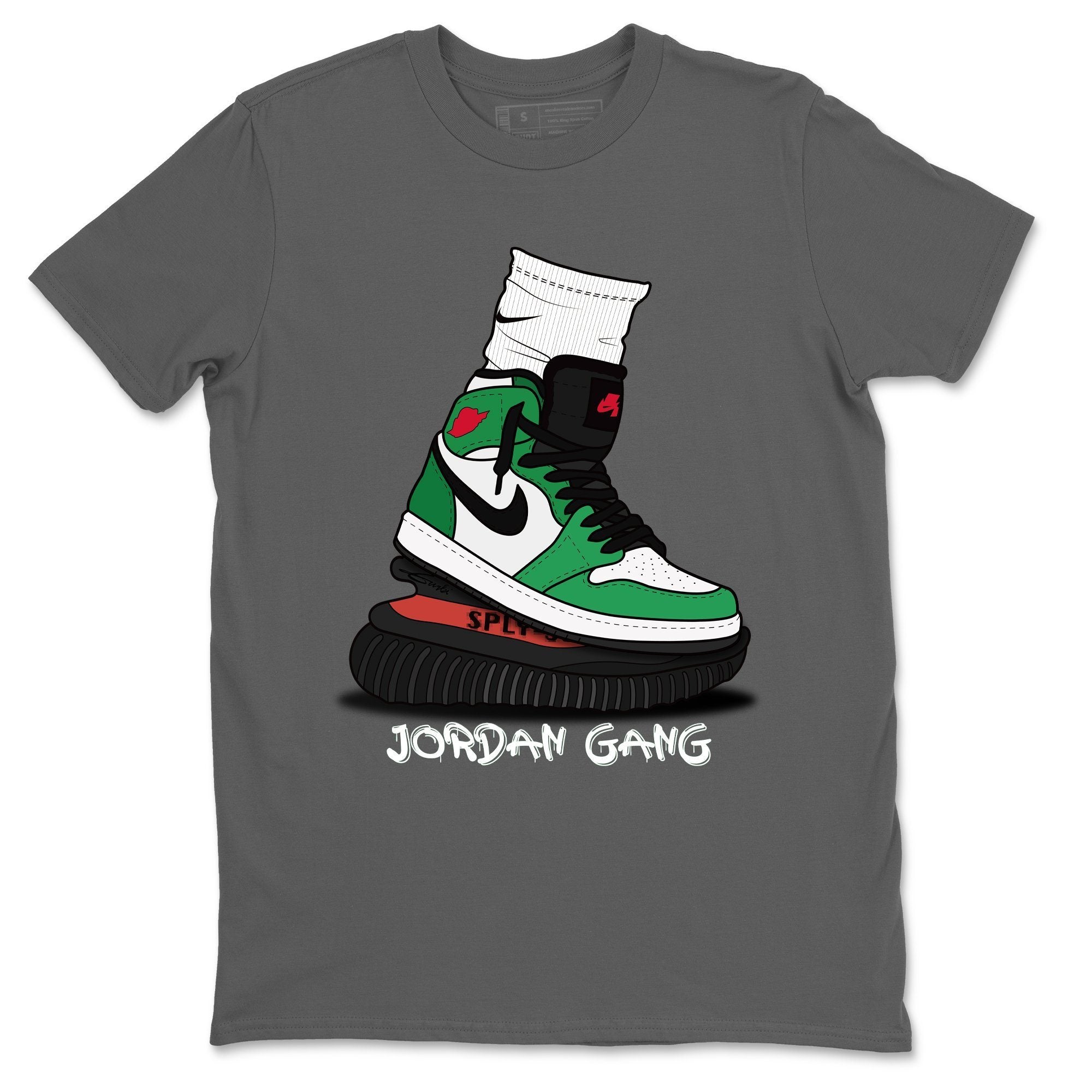 Air Jordan Gang Unisex Tops - Air Jordan 1 Lucky Green