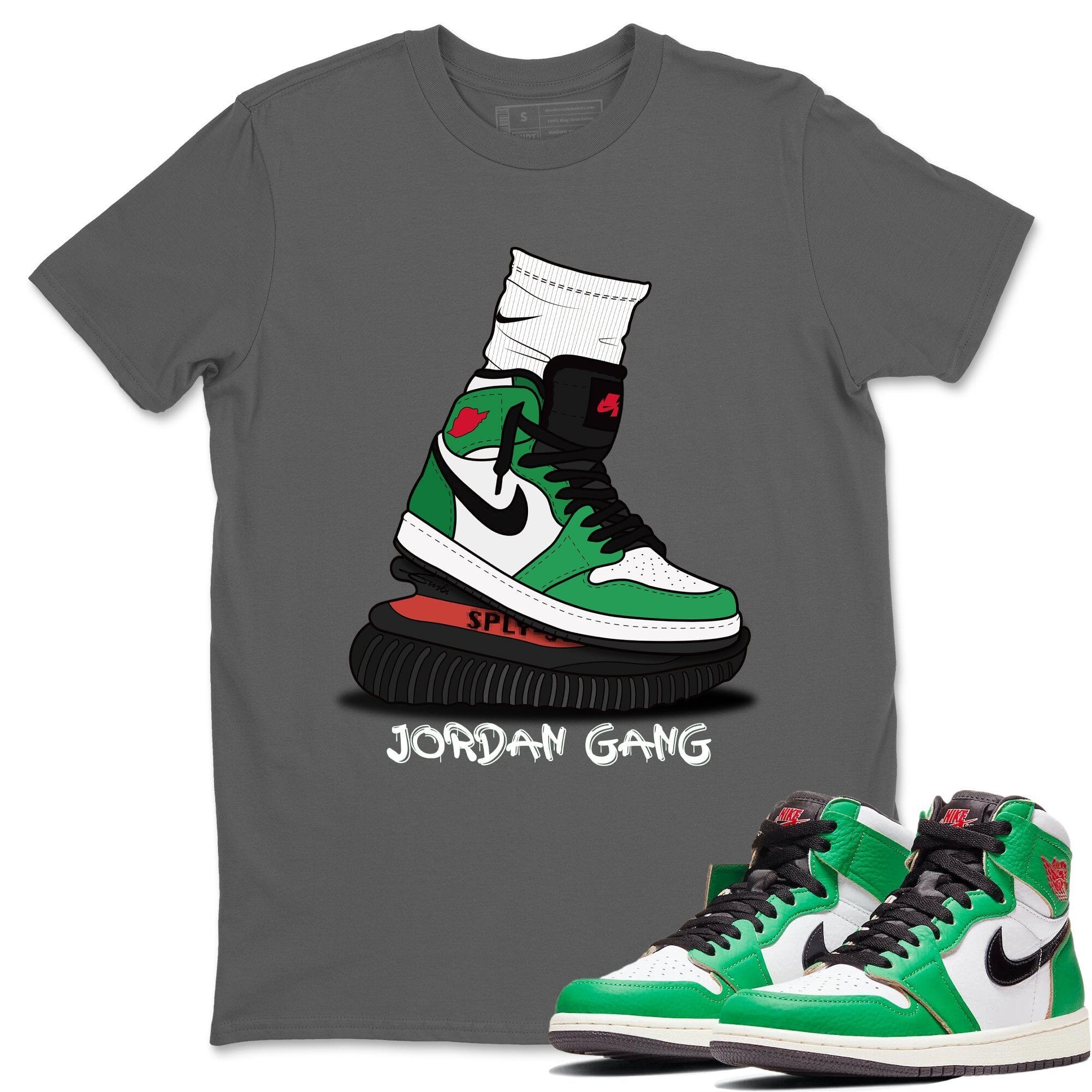 Air Jordan Gang Unisex Tops - Air Jordan 1 Lucky Green