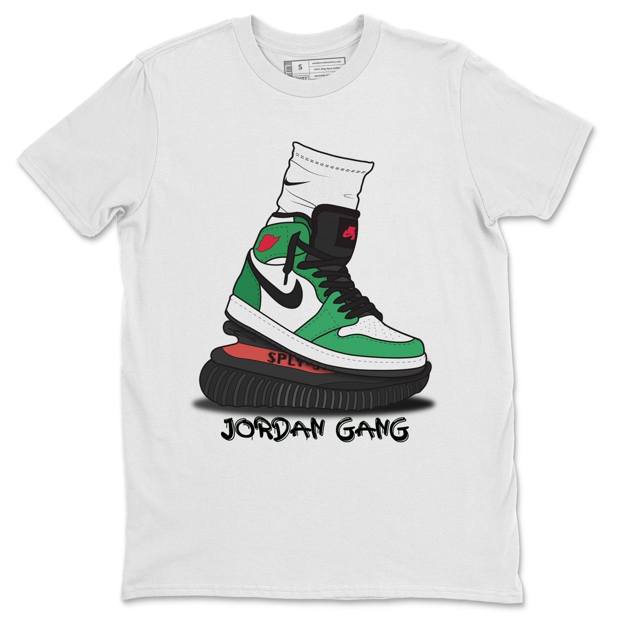 Air Jordan Gang Unisex Tops - Air Jordan 1 Lucky Green