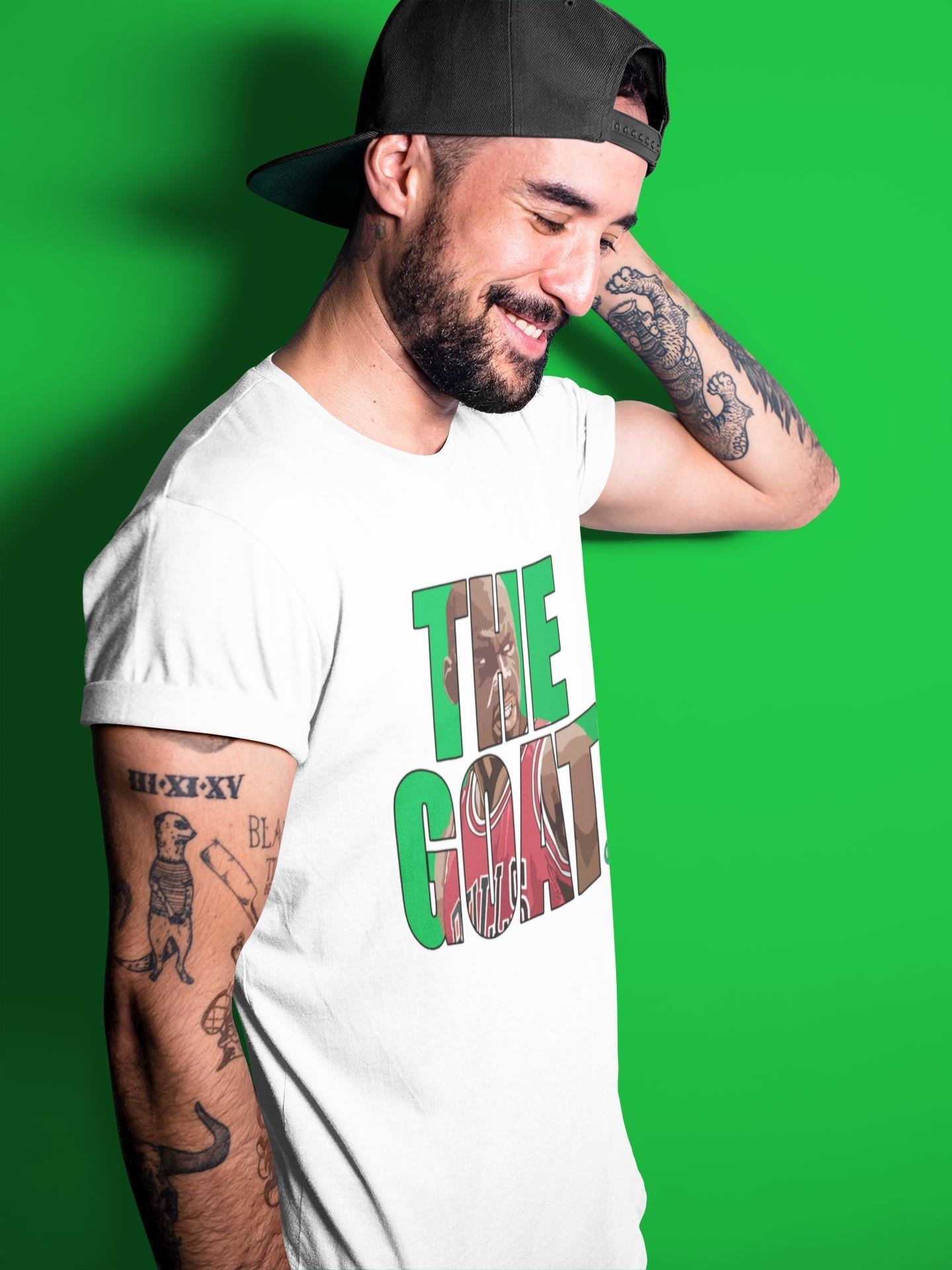 The Goat Unisex Tops - Air Jordan 1 Lucky Green
