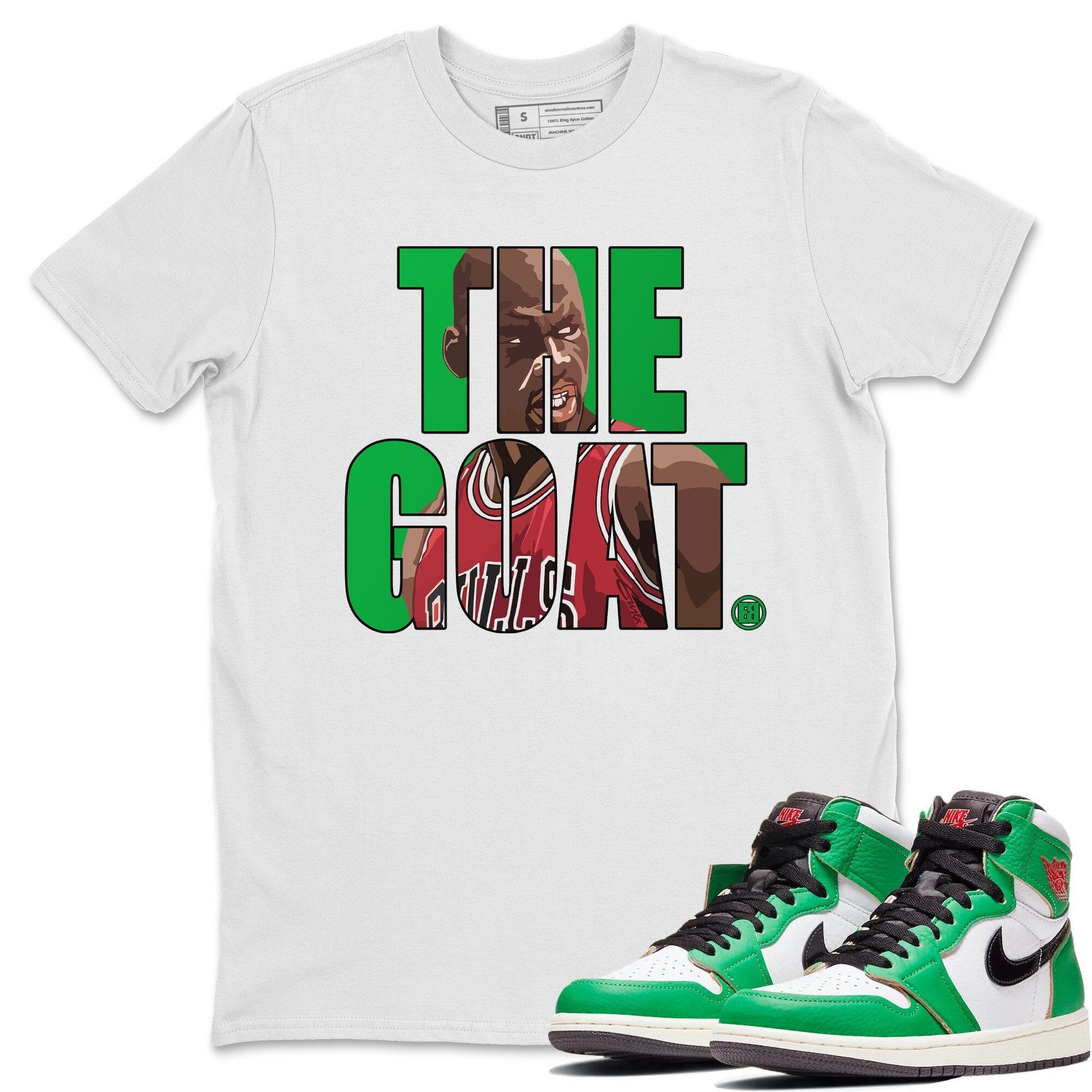 The Goat Unisex Tops - Air Jordan 1 Lucky Green
