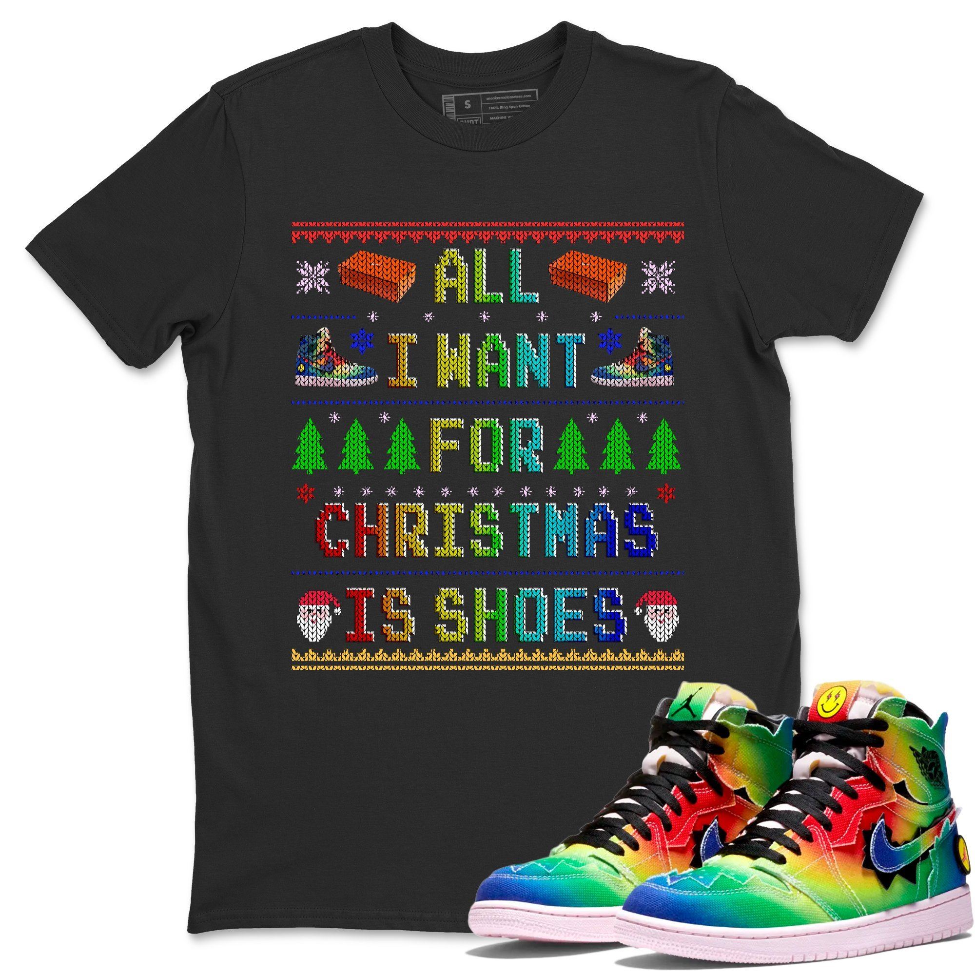 All I Want For Christmas Is Shoes Unisex Tops - Air Jordan 1 J Balvin