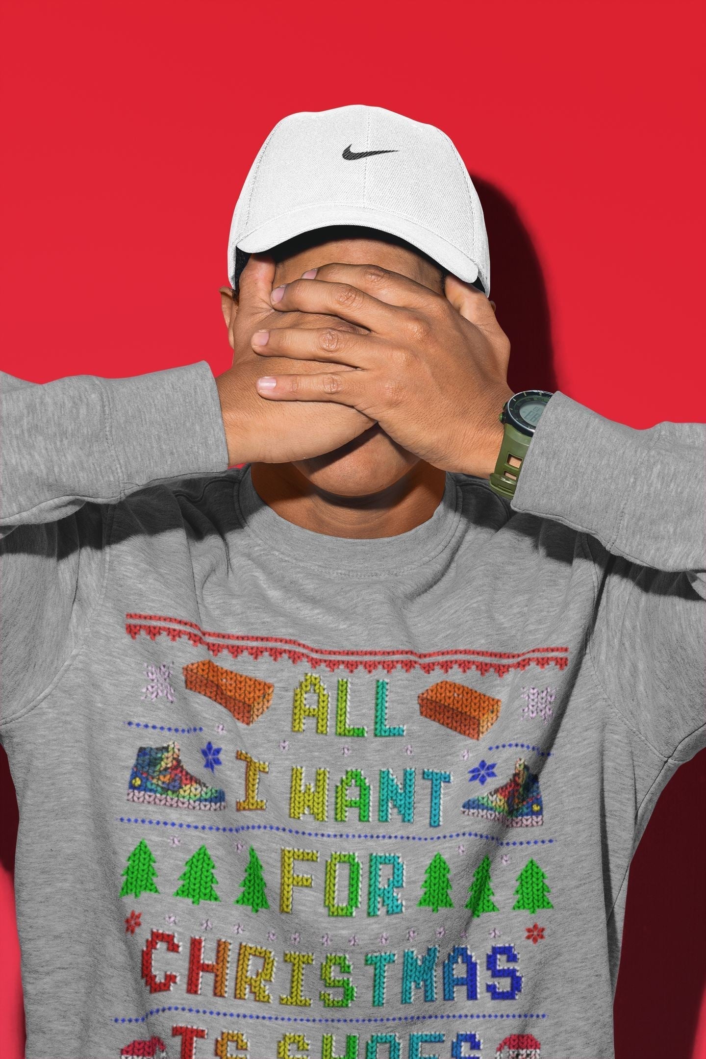 All I Want For Christmas Is Shoes Unisex Tops - Air Jordan 1 J Balvin