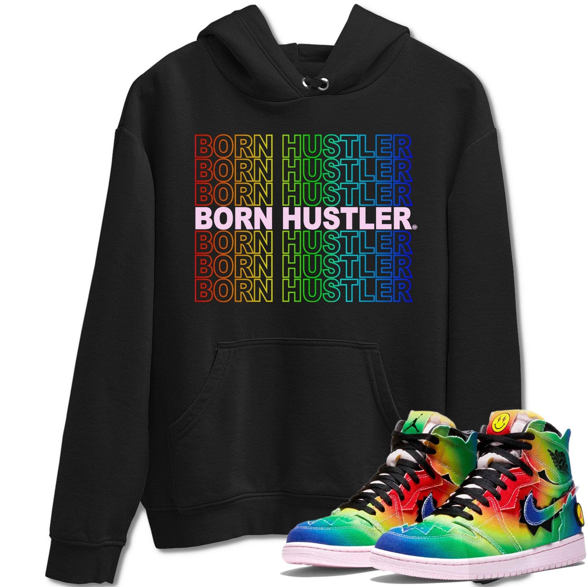 Born Hustler Unisex Tops - Air Jordan 1 J Balvin