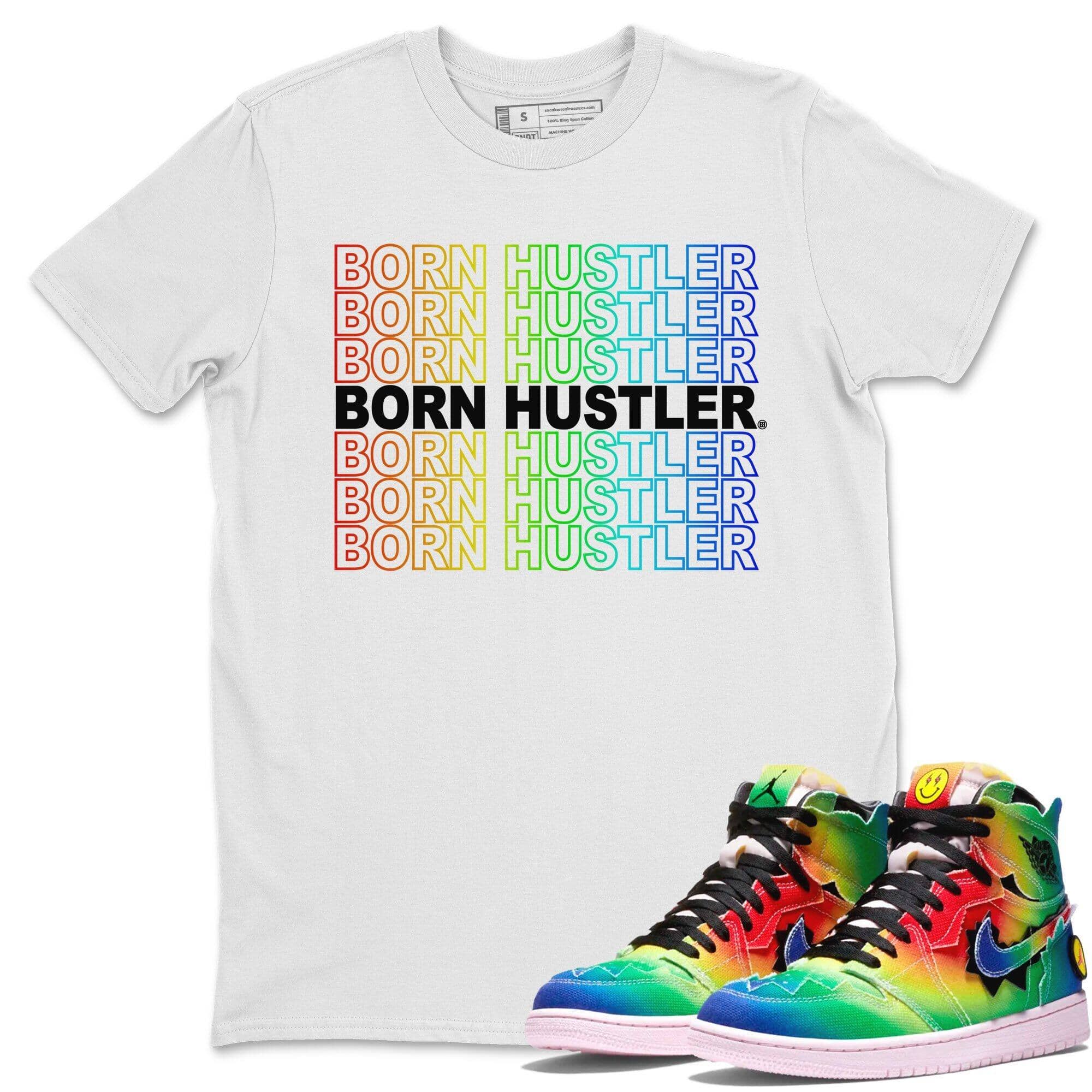 Born Hustler Unisex Tops - Air Jordan 1 J Balvin