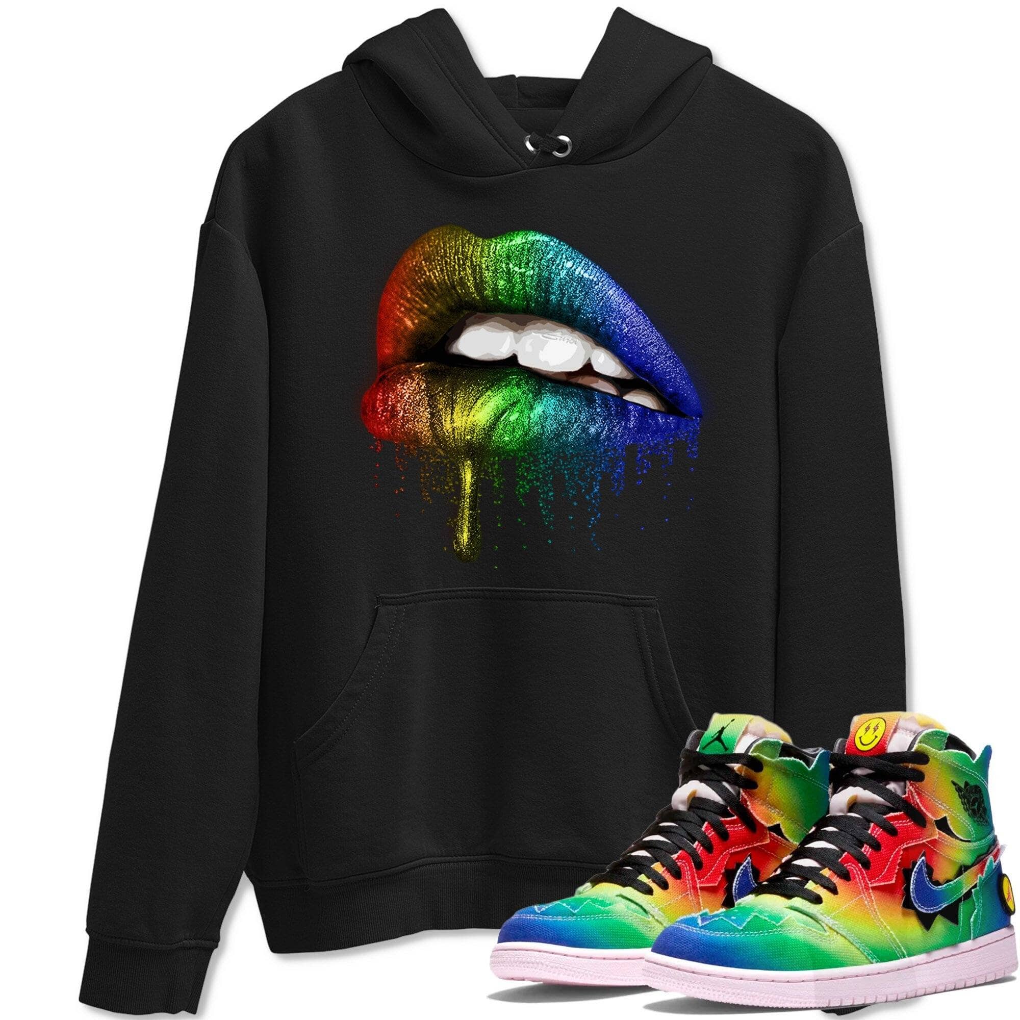Dripping Lips Unisex Tops - Air Jordan 1 J Balvin