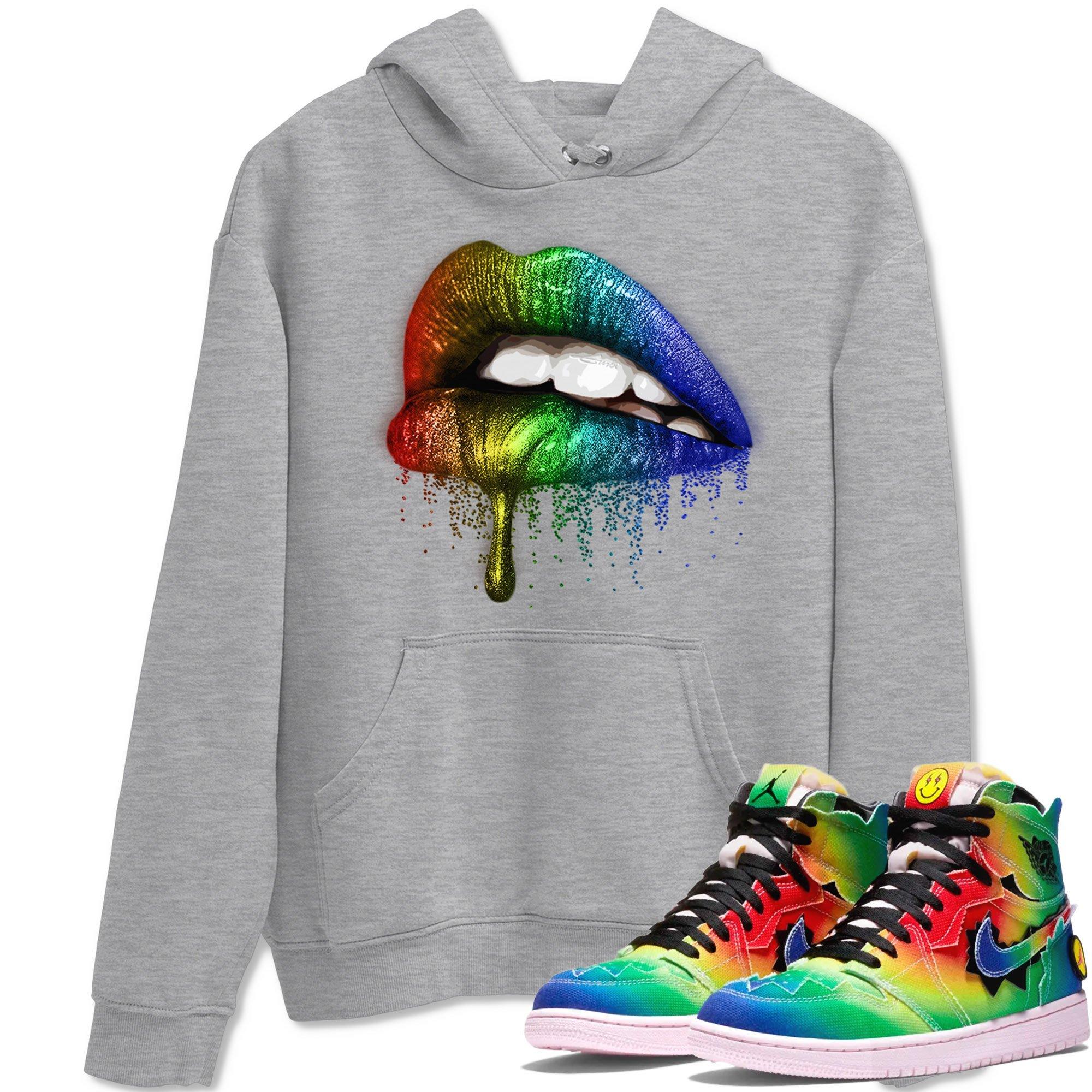 Dripping Lips Unisex Tops - Air Jordan 1 J Balvin