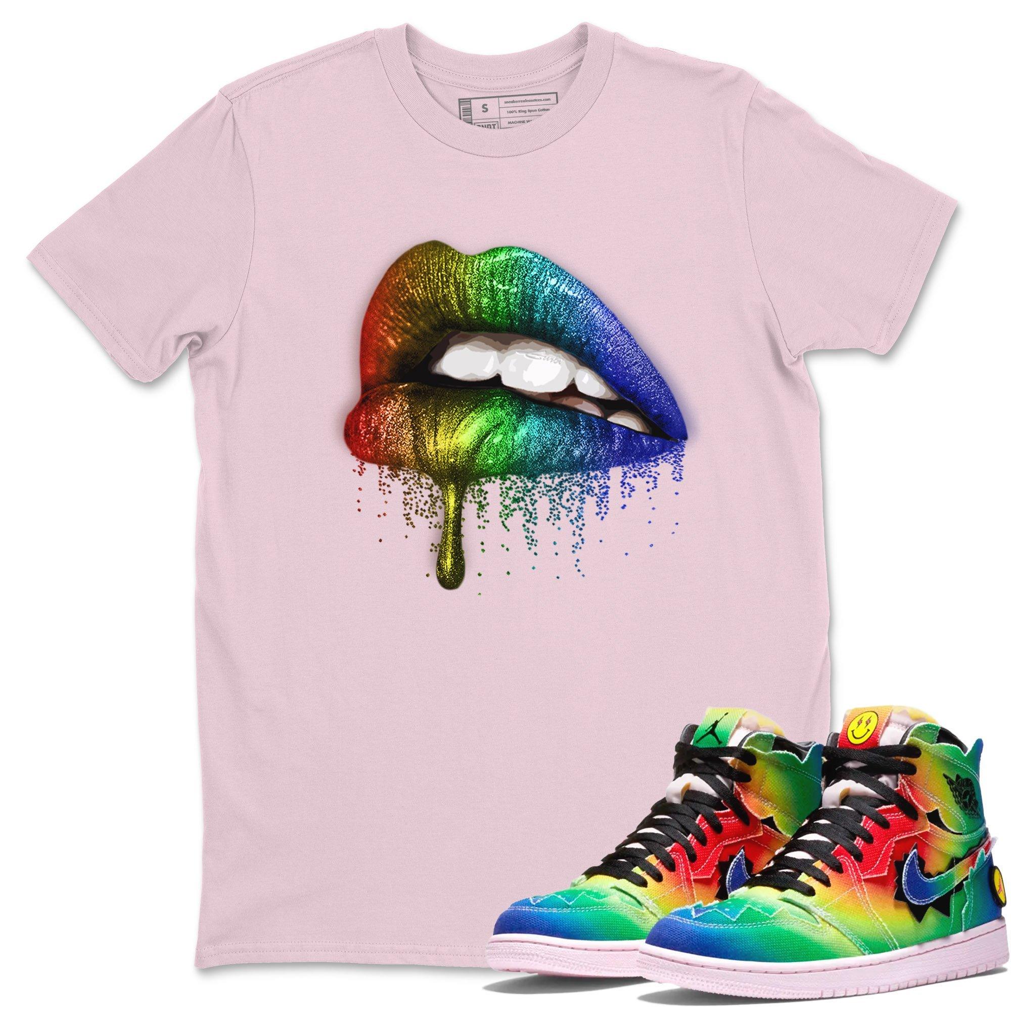 Dripping Lips Unisex Tops - Air Jordan 1 J Balvin