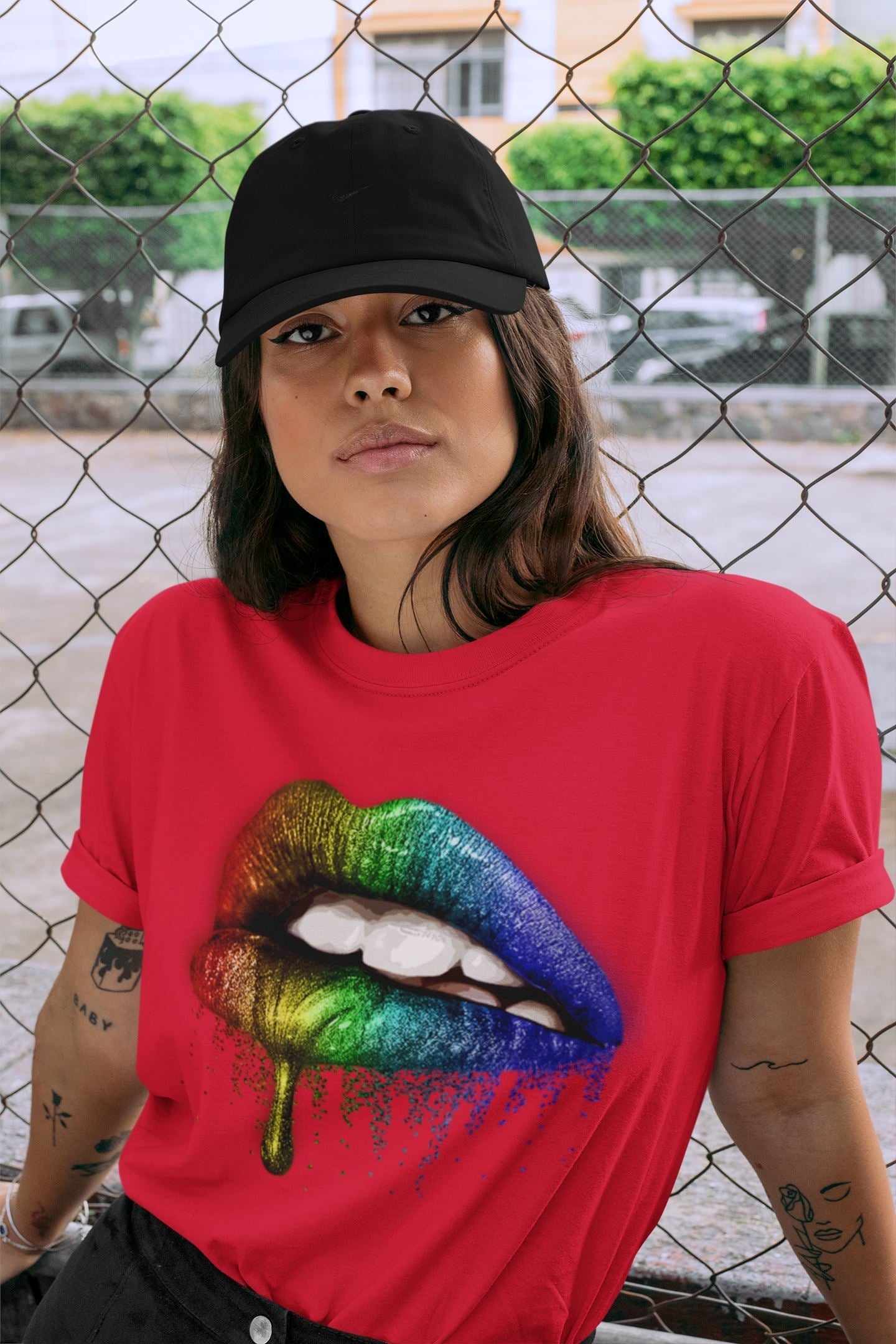 Dripping Lips Unisex Tops - Air Jordan 1 J Balvin