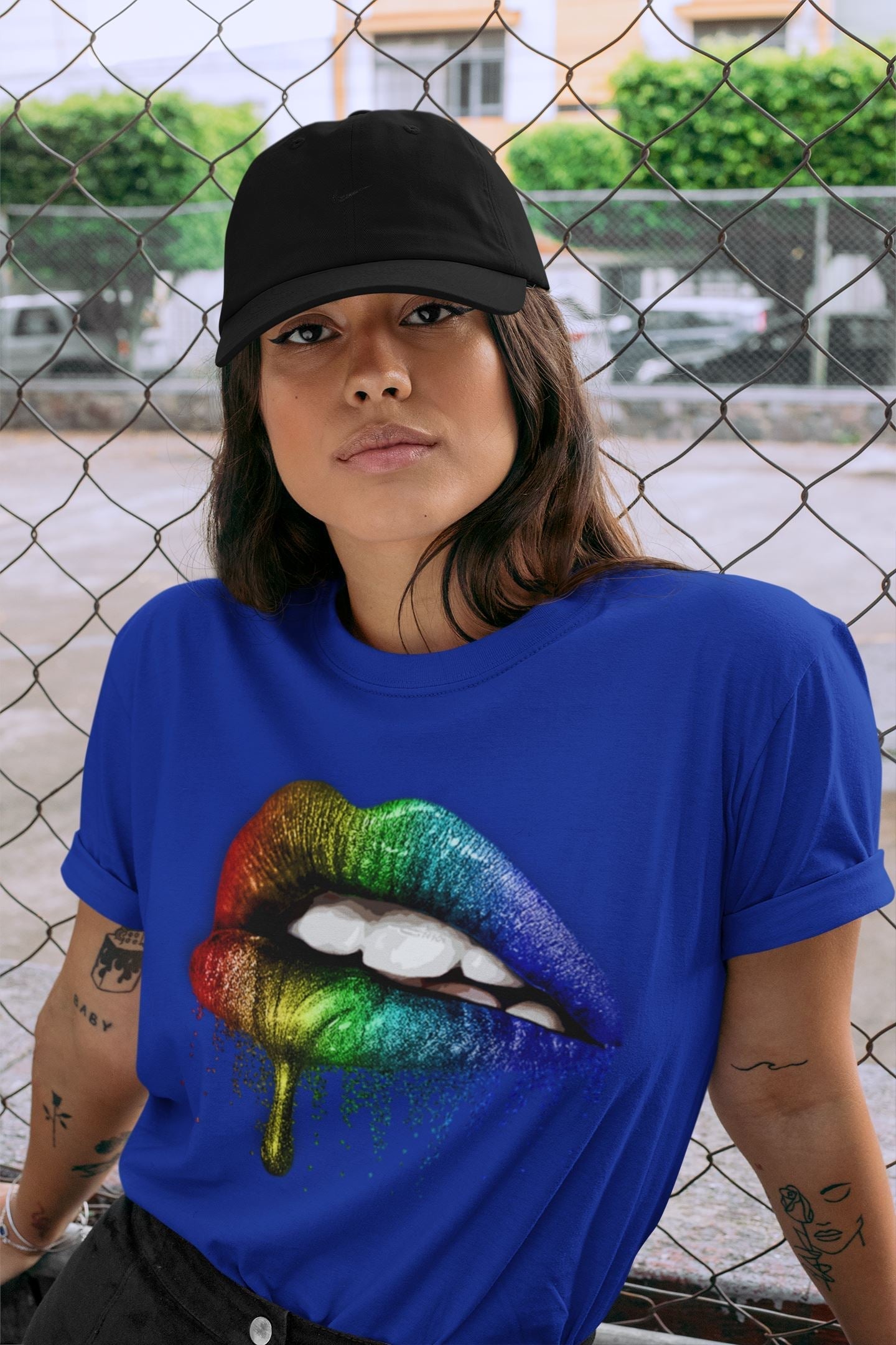 Dripping Lips Unisex Tops - Air Jordan 1 J Balvin