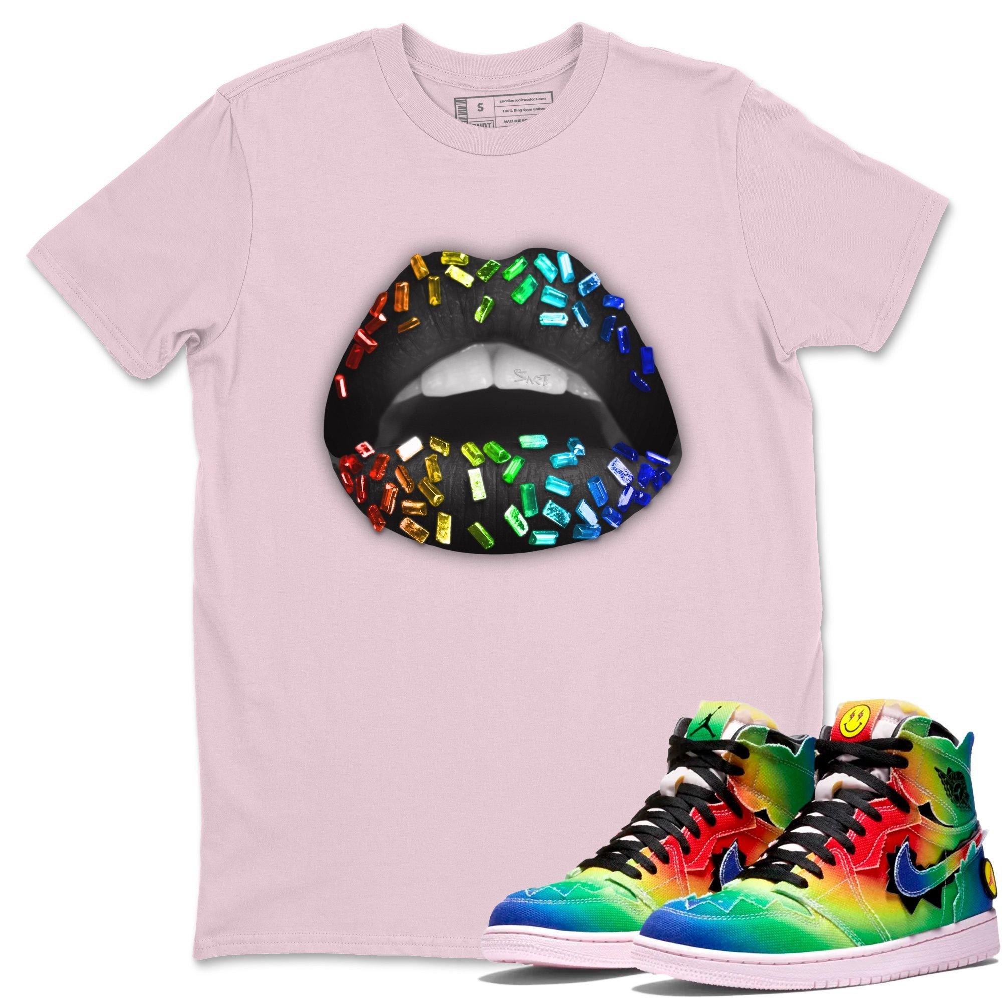 Lips Jewel Unisex Tops - Air Jordan 1 J Balvin