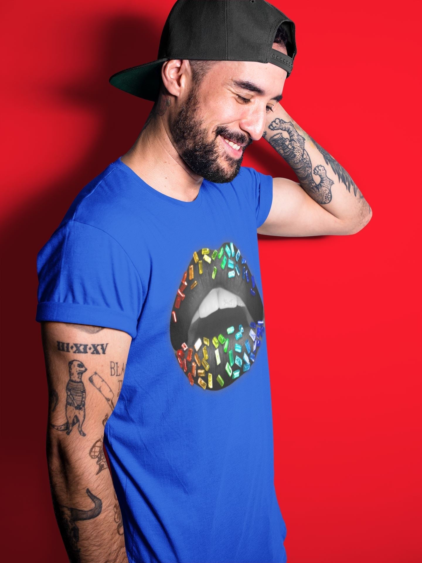 Lips Jewel Unisex Tops - Air Jordan 1 J Balvin