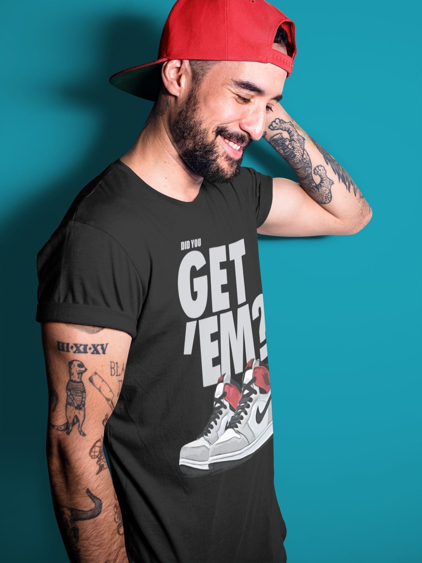 Did You Get 'Em Unisex Tops - Air Jordan 1 Smoke Grey