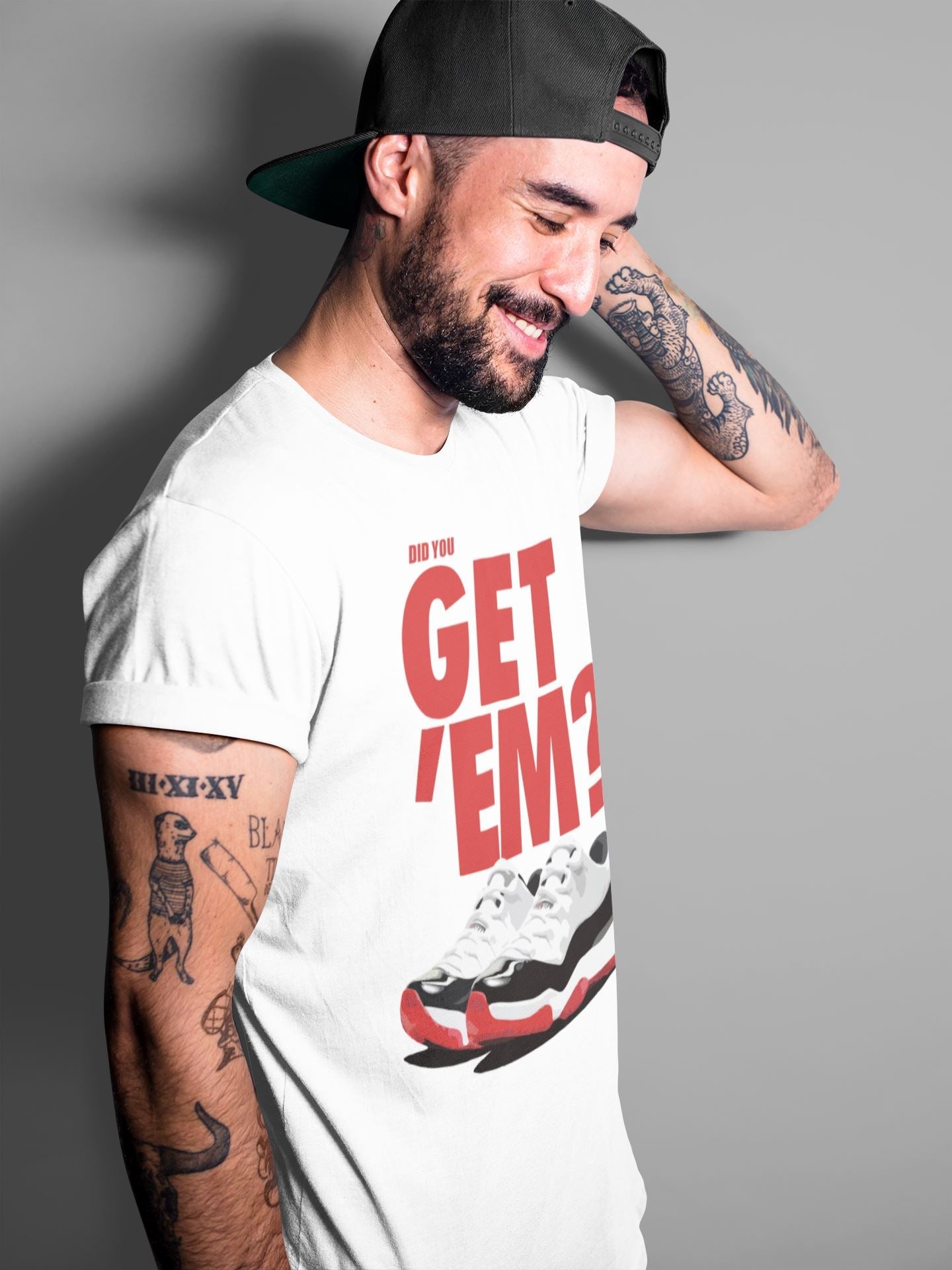 Did You Get 'Em Unisex Tops - Air Jordan 11 Concord Bred