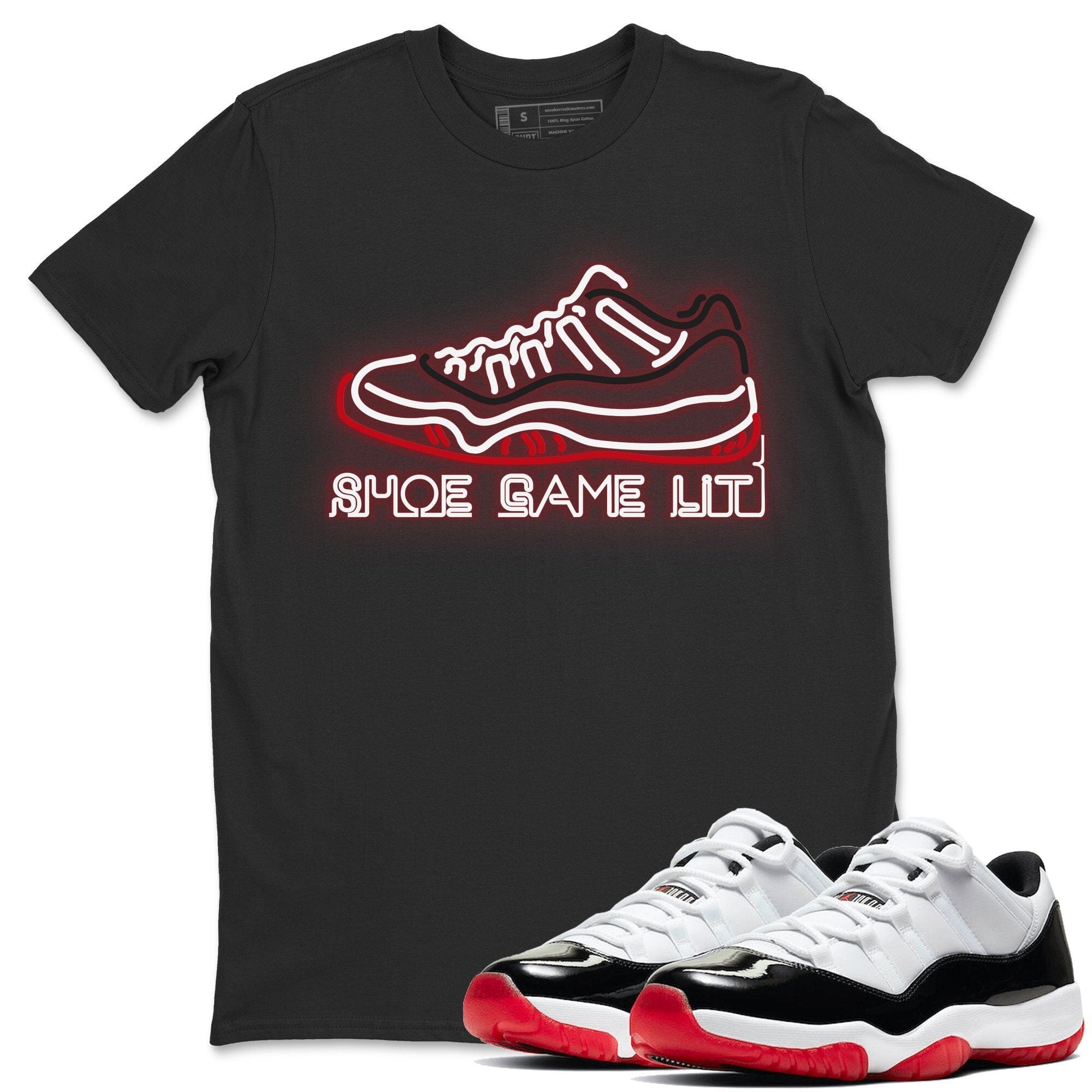 Shoe Game lit Unisex Tops - Air Jordan 11 Concord Bred