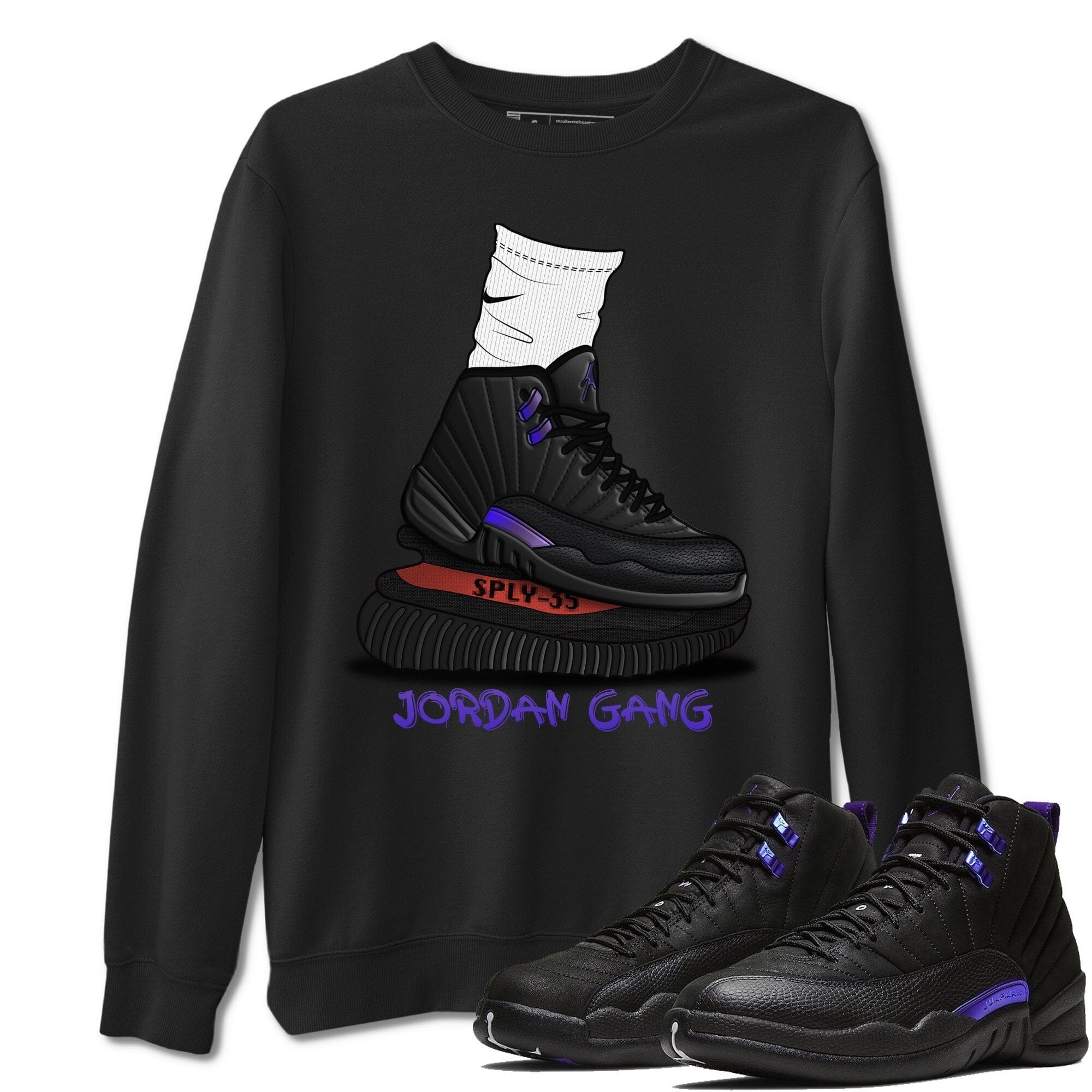 Air Jordan Gang Unisex Tops - Air Jordan 12 Dark Concord