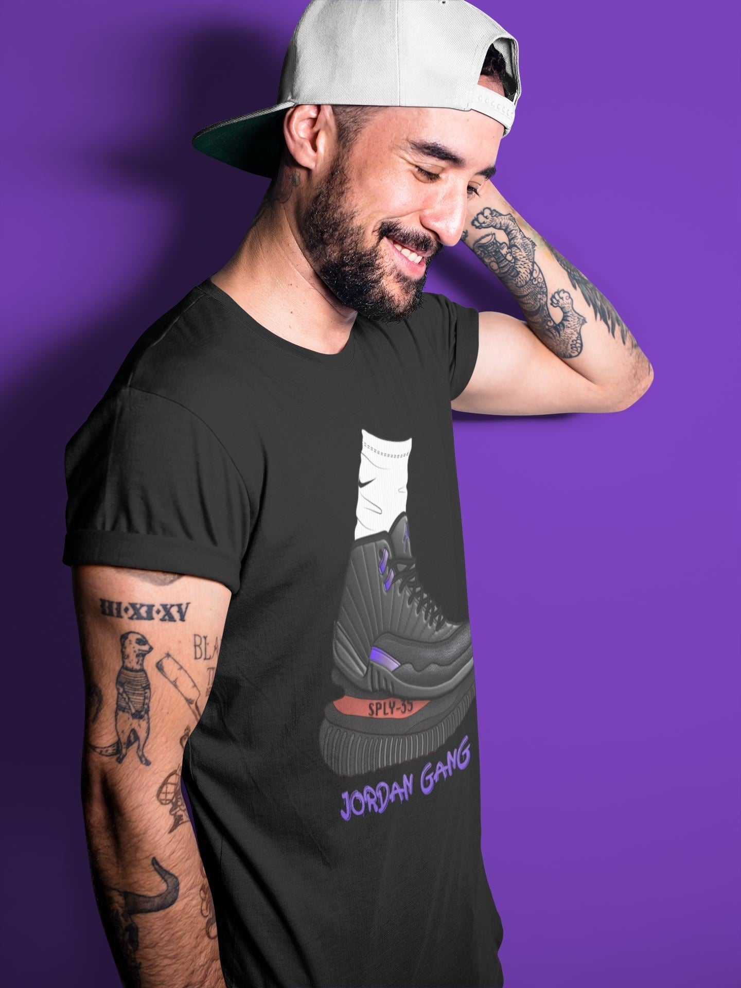 Air Jordan Gang Unisex Tops - Air Jordan 12 Dark Concord