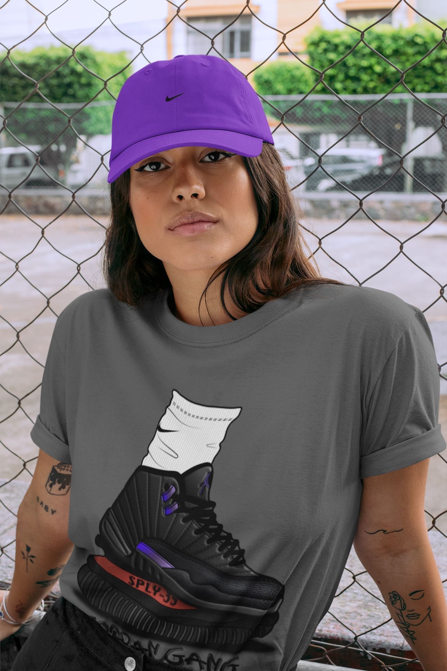 Air Jordan Gang Unisex Tops - Air Jordan 12 Dark Concord