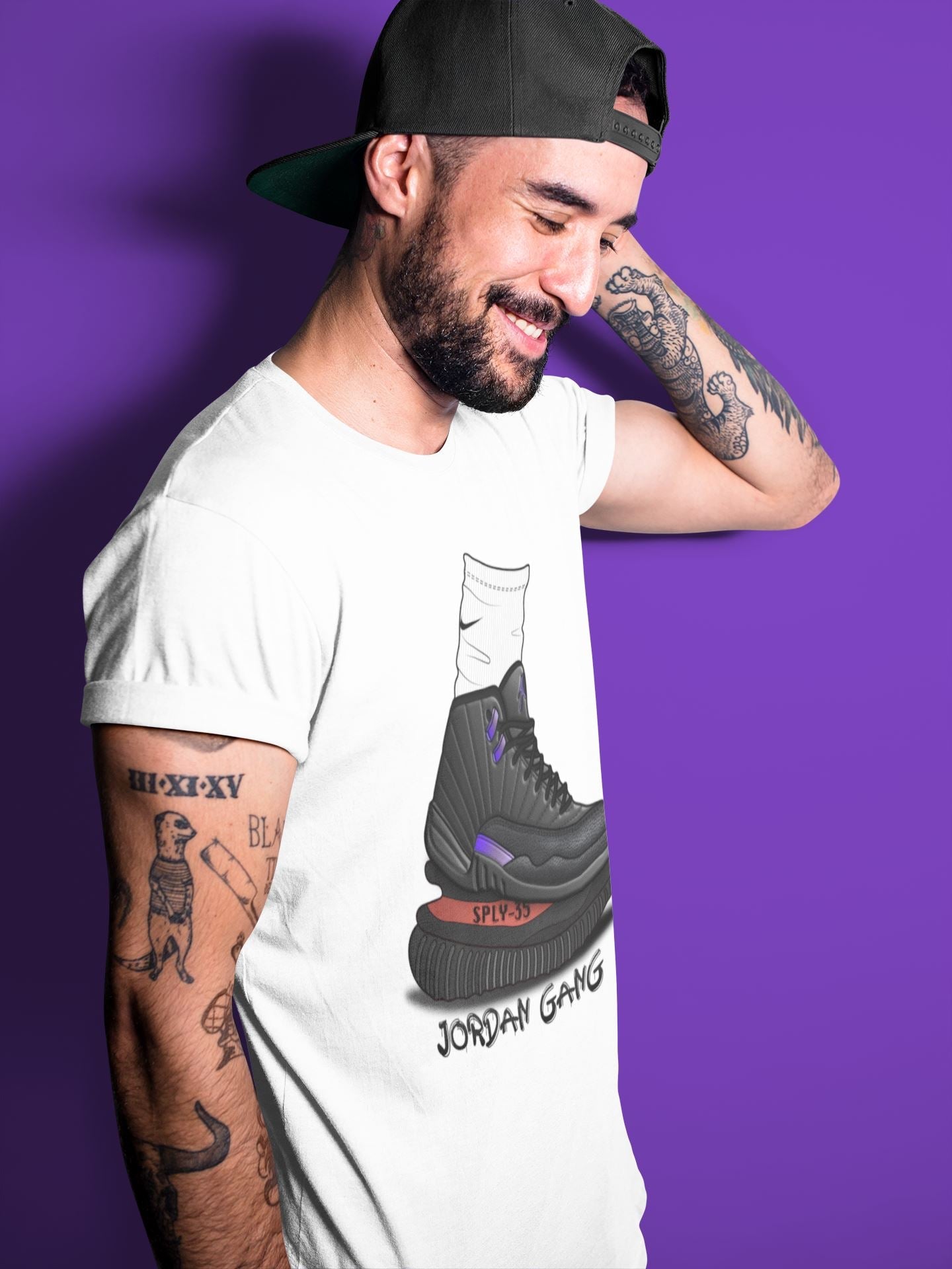 Air Jordan Gang Unisex Tops - Air Jordan 12 Dark Concord