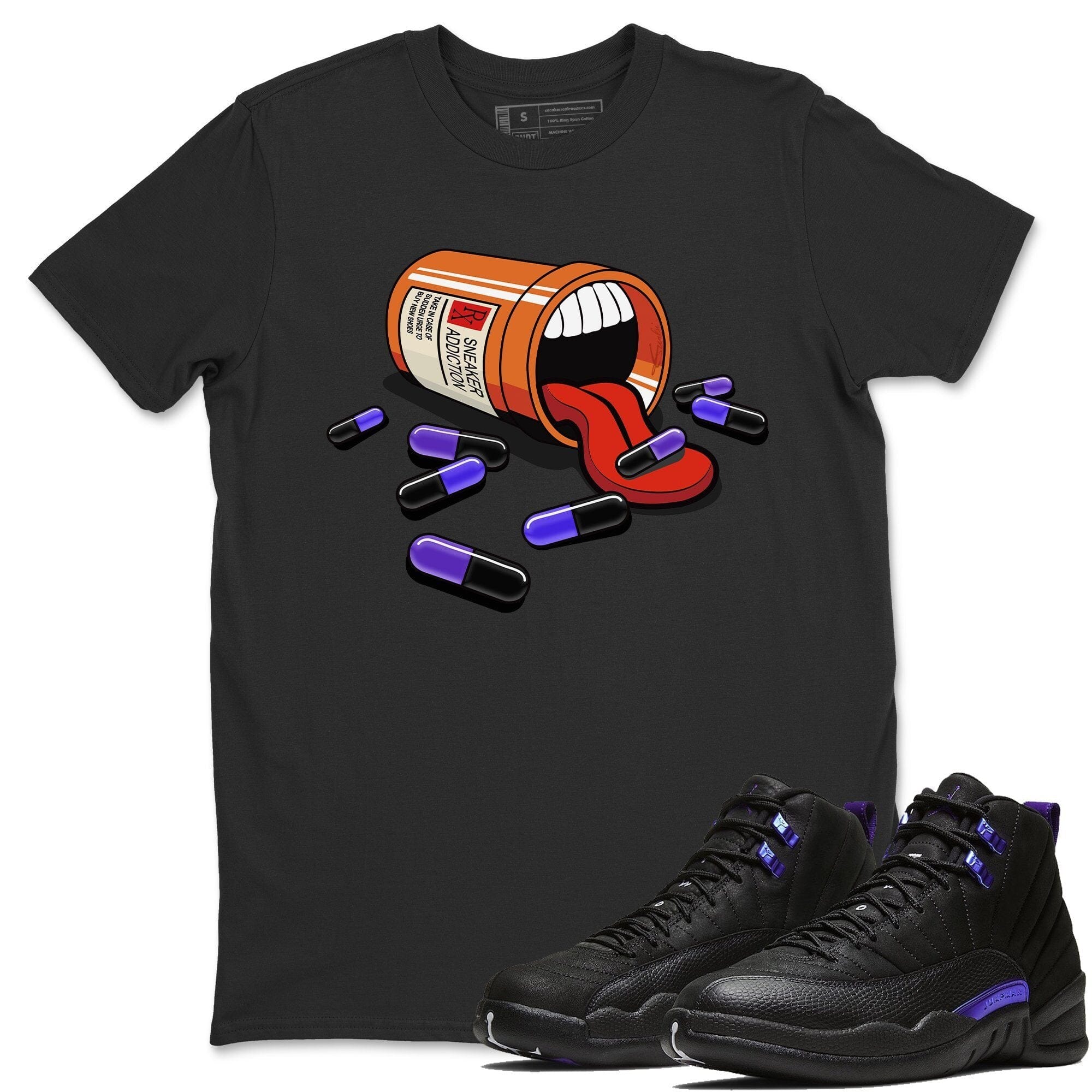 snkmatch Addiction Unisex Tops - Air Jordan 12 Dark Concord