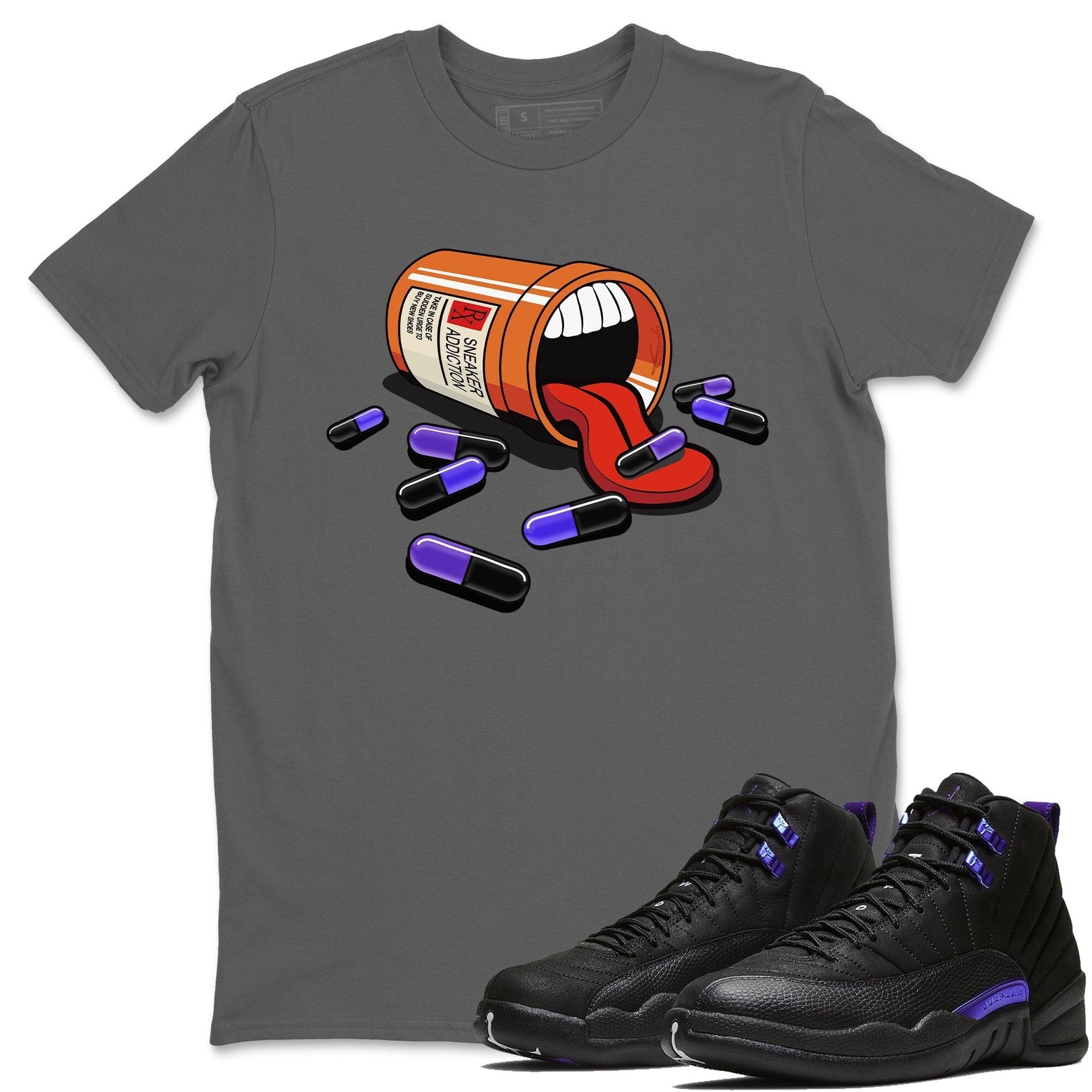 snkmatch Addiction Unisex Tops - Air Jordan 12 Dark Concord