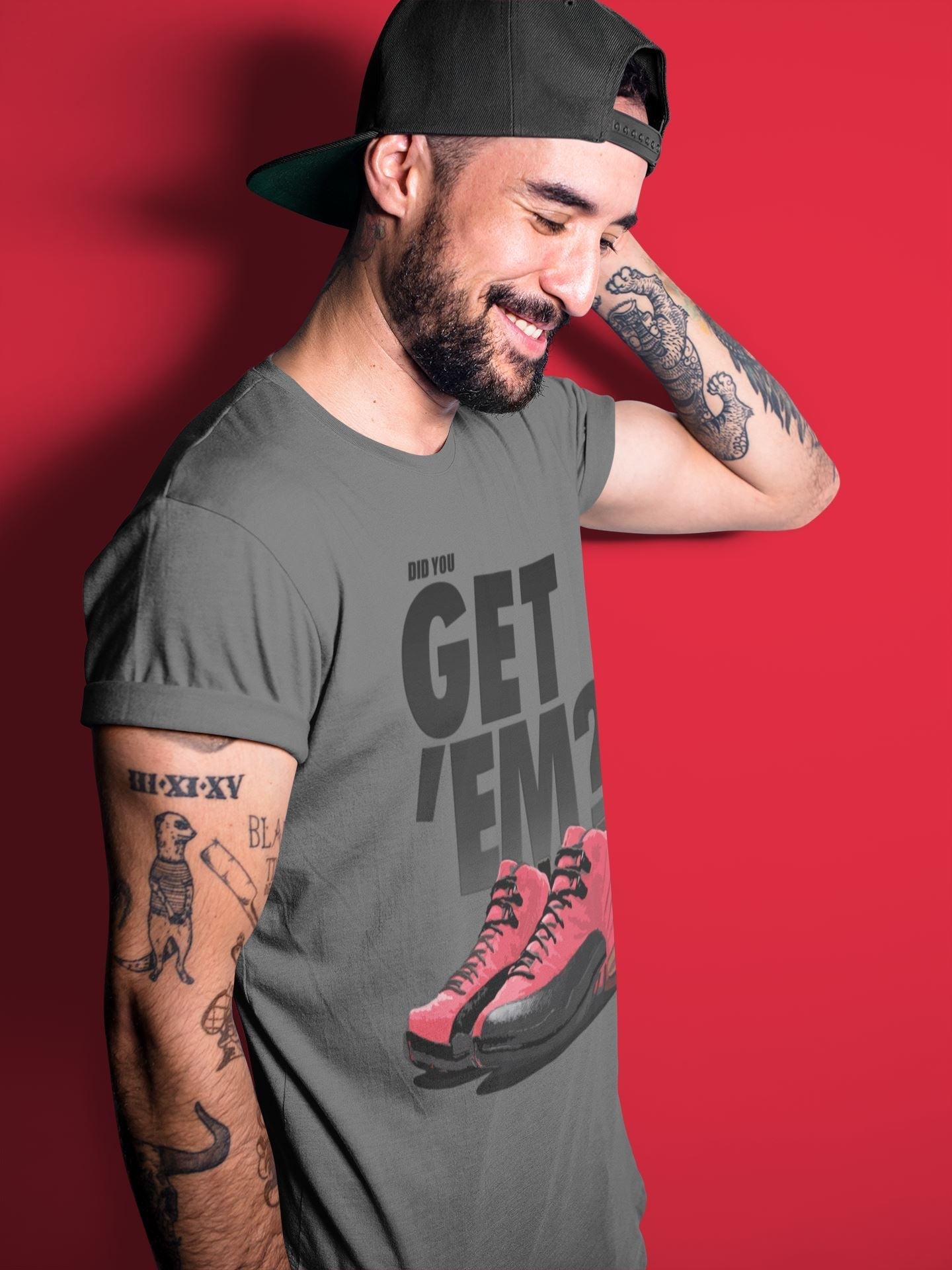 Did You Get 'Em Unisex Tops - Air Jordan 12 Reverse Flu Game