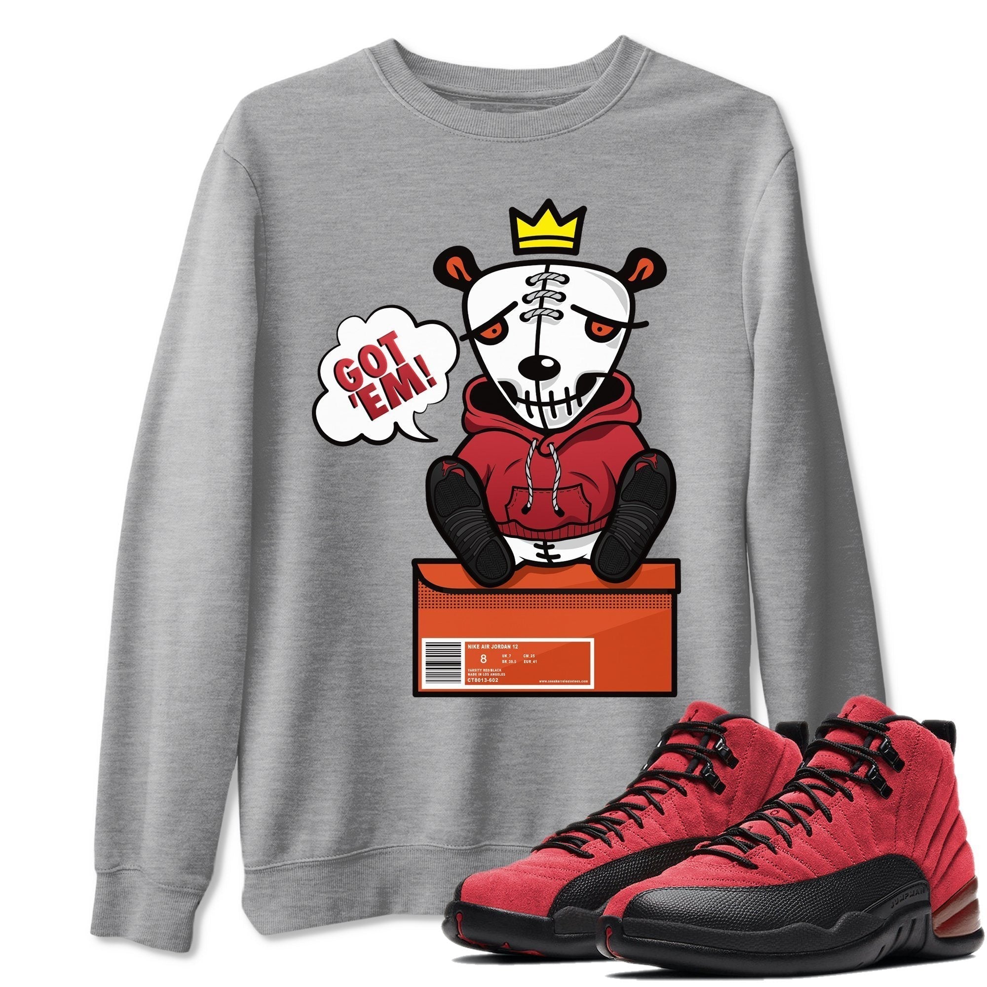 Got Em Unisex Tops - Air Jordan 12 Reverse Flu Game