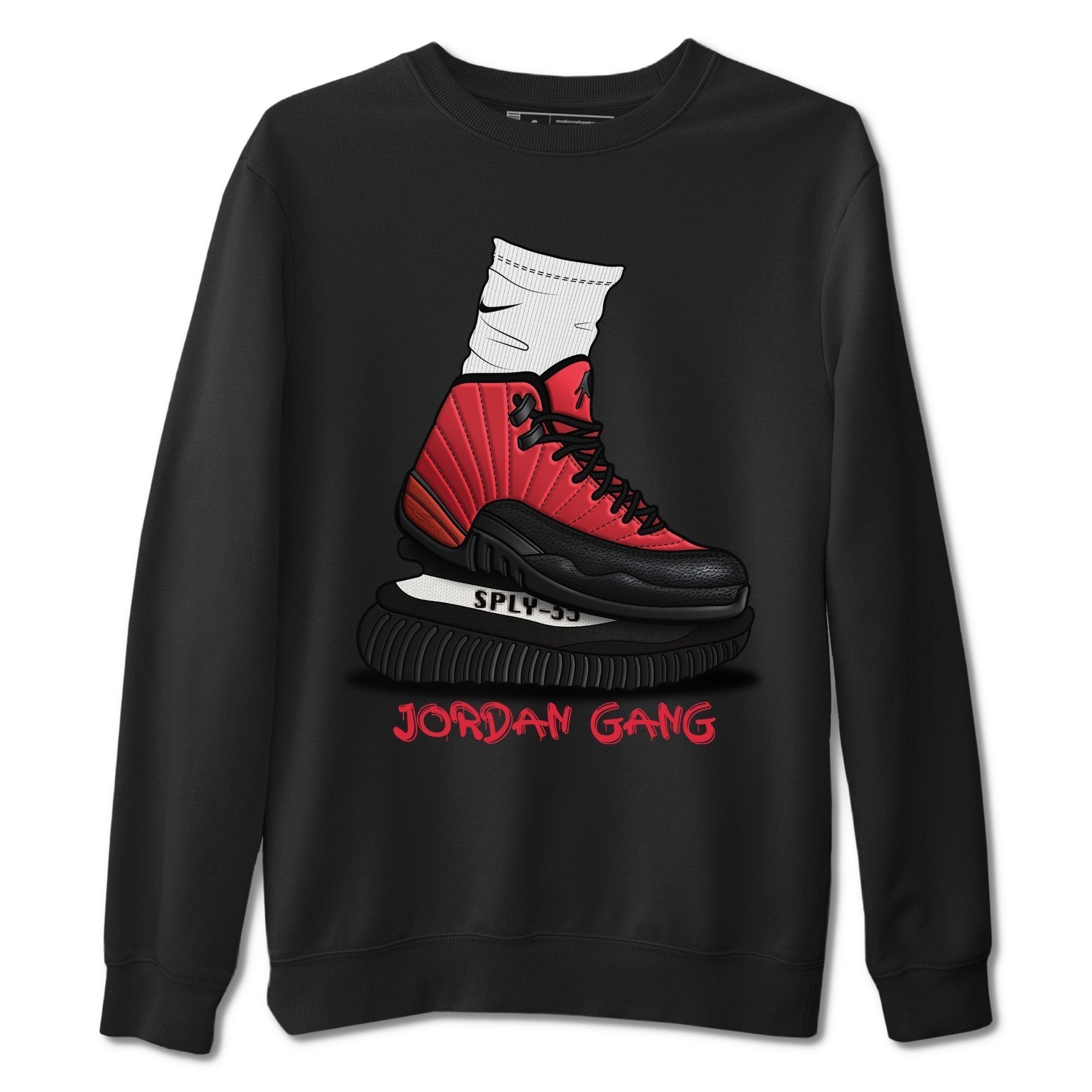 Air Jordan Gang Unisex Tops - Air Jordan 12 Reverse Flu Game