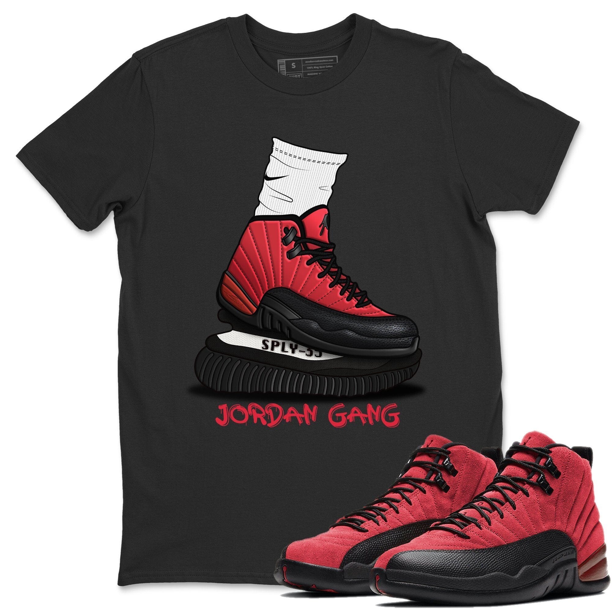 Air Jordan Gang Unisex Tops - Air Jordan 12 Reverse Flu Game