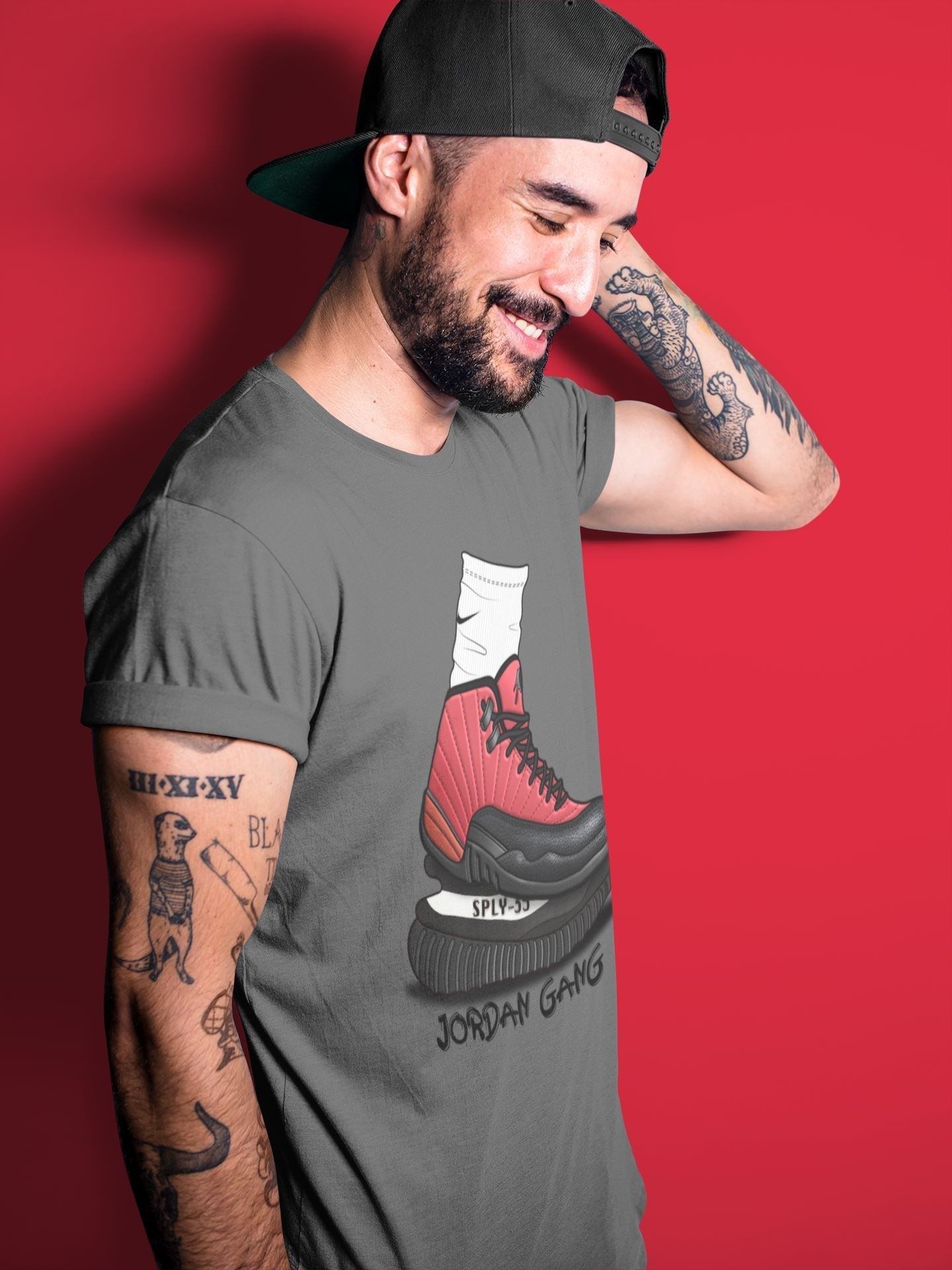 Air Jordan Gang Unisex Tops - Air Jordan 12 Reverse Flu Game