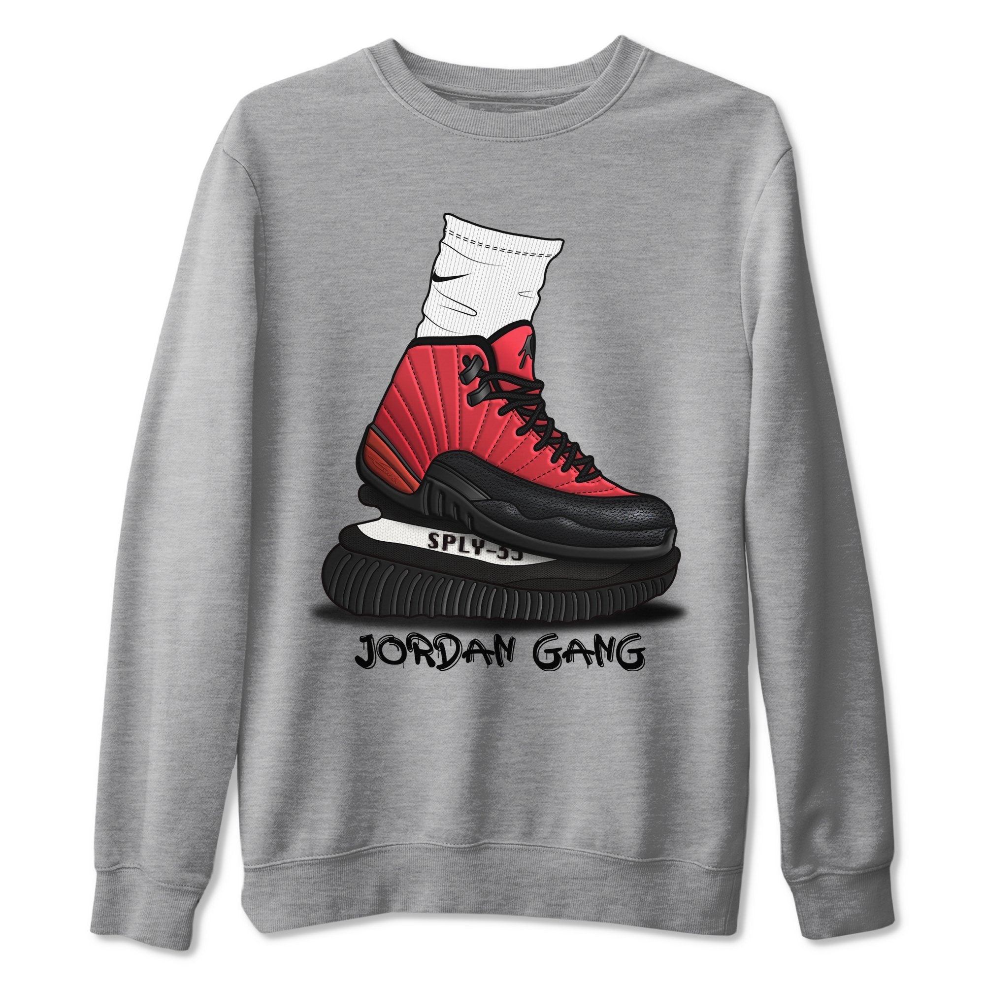 Air Jordan Gang Unisex Tops - Air Jordan 12 Reverse Flu Game