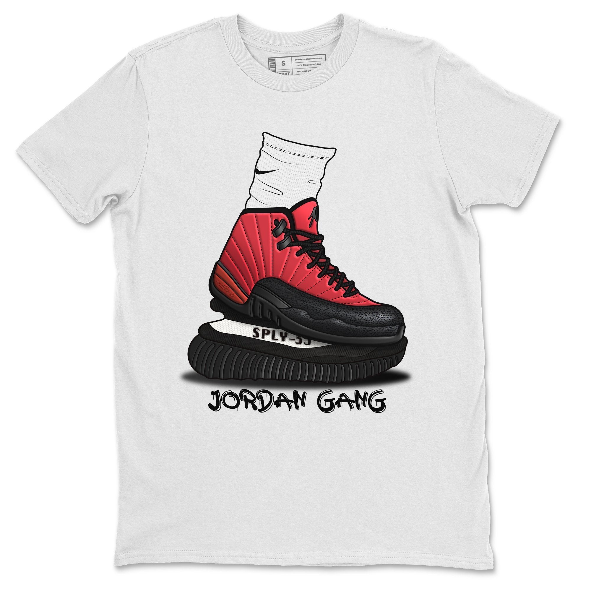 Air Jordan Gang Unisex Tops - Air Jordan 12 Reverse Flu Game