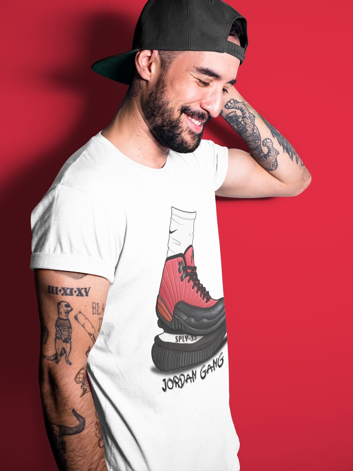 Air Jordan Gang Unisex Tops - Air Jordan 12 Reverse Flu Game