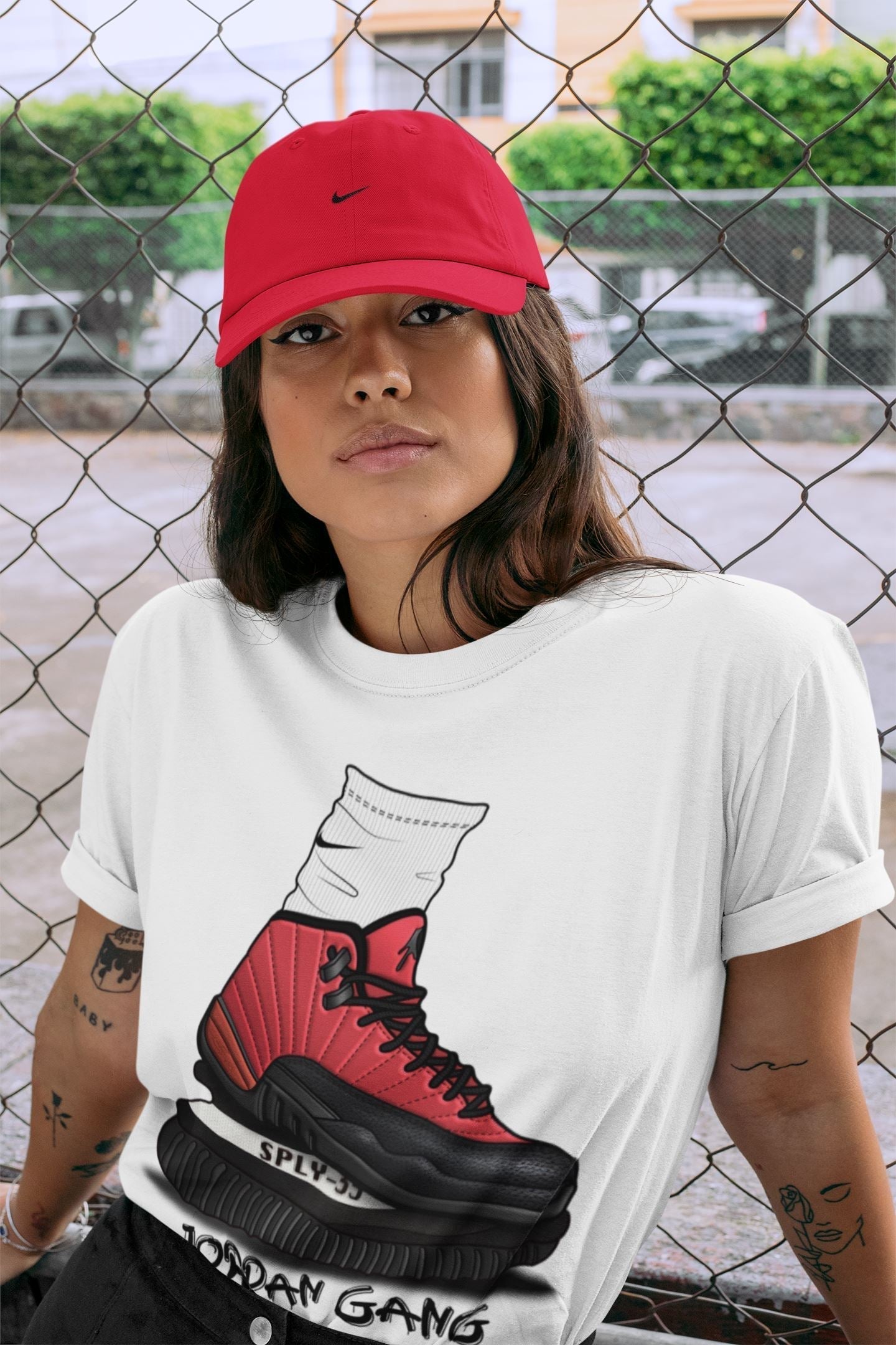 Air Jordan Gang Unisex Tops - Air Jordan 12 Reverse Flu Game