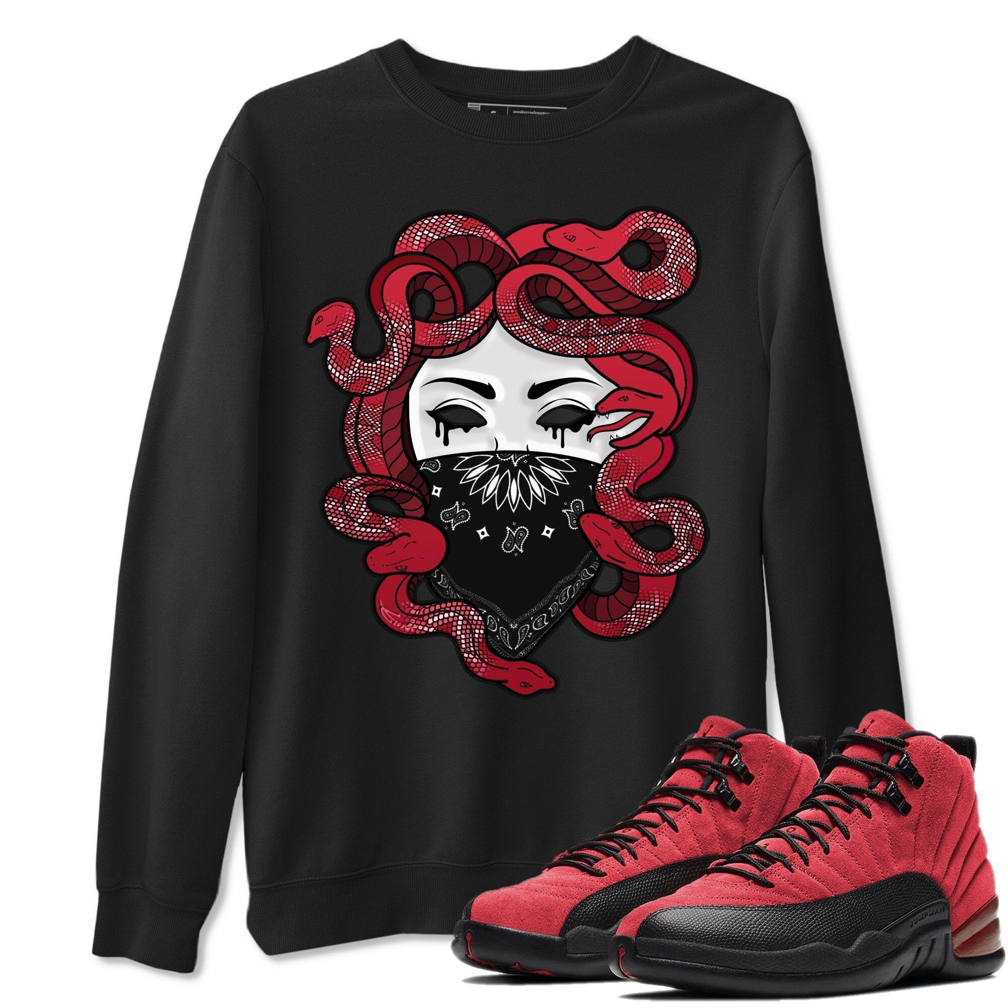 Medusa Unisex Tops - Air Jordan 12 Reverse Flu Game