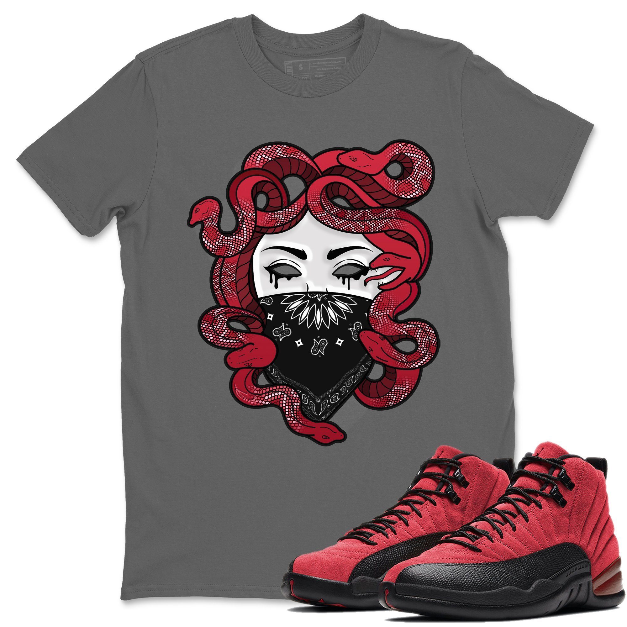 Medusa Unisex Tops - Air Jordan 12 Reverse Flu Game