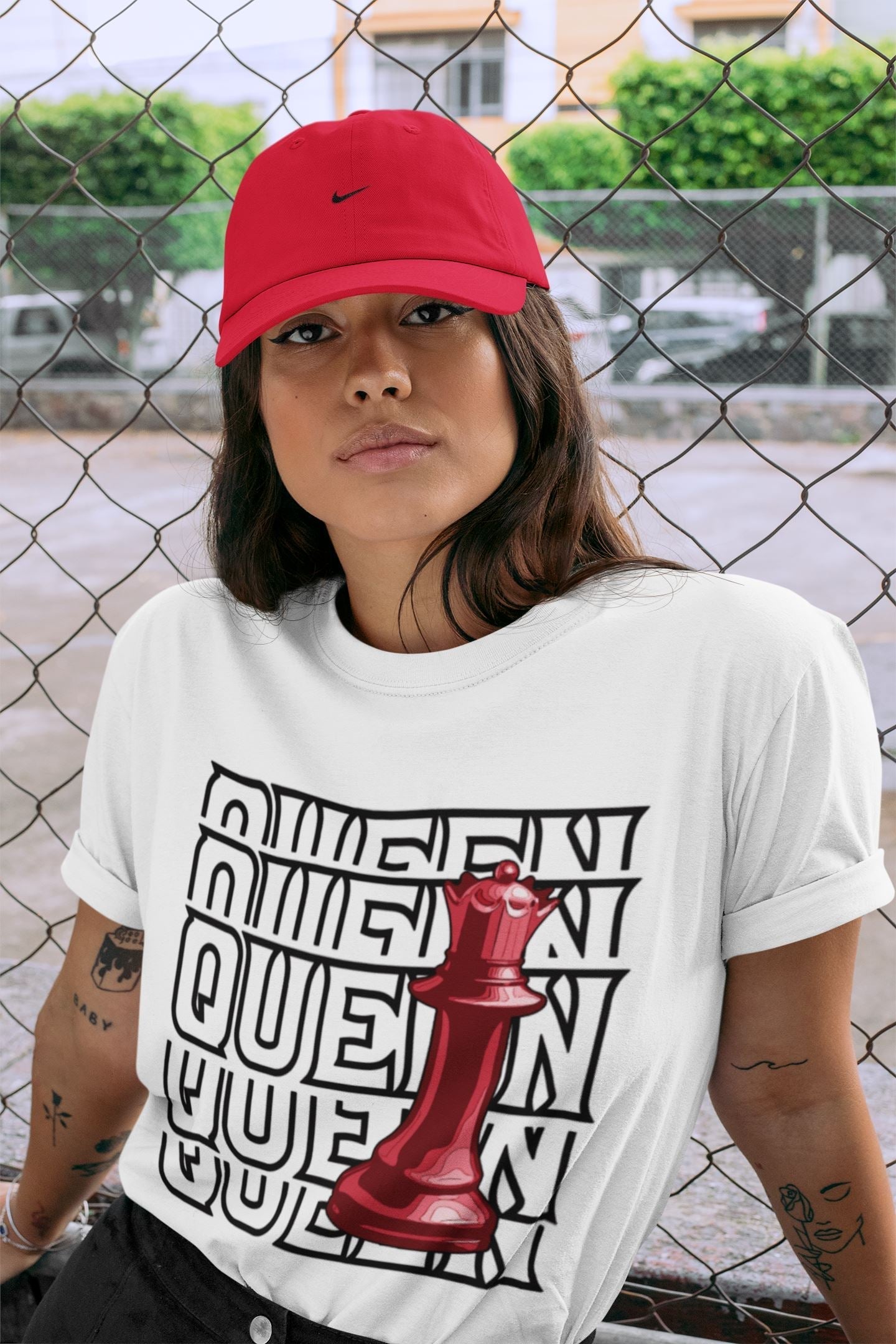 Queen Unisex Tops - Air Jordan 12 Reverse Flu Game