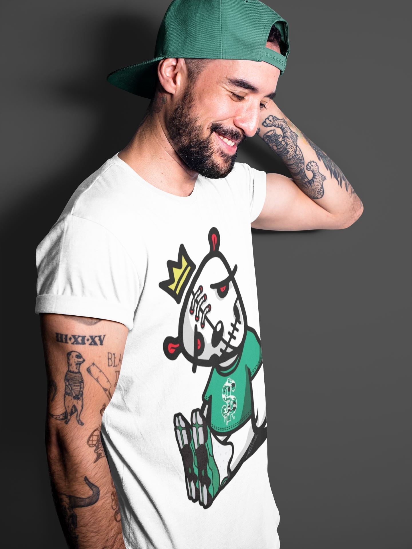 Dead Dolls Unisex Tops - Air Jordan 13 Lucky Green