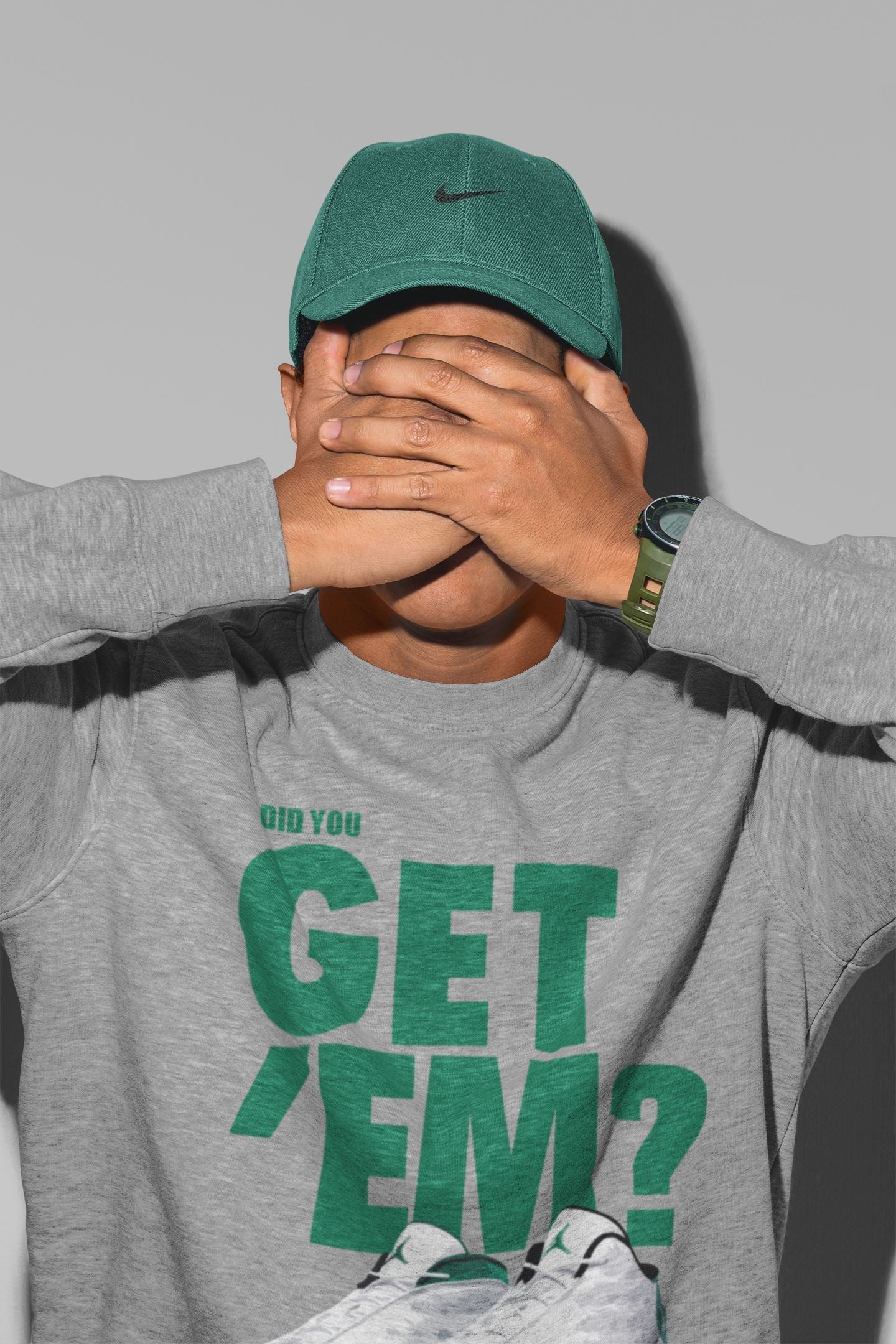 Did You Get 'Em Unisex Tops - Air Jordan 13 Lucky Green