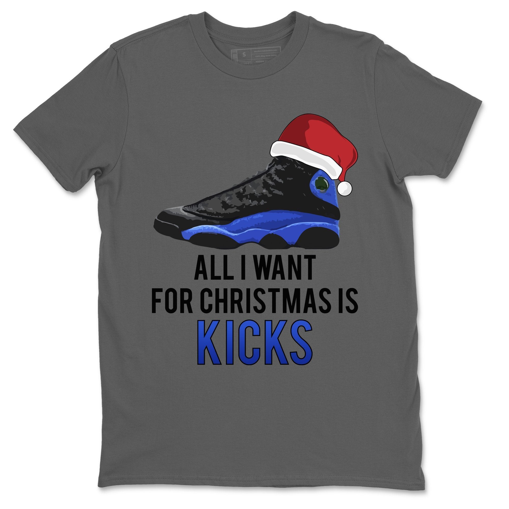 All i Want For Christmas is Kicks Unisex Tops - Air Jordan 13 Hyper Royal