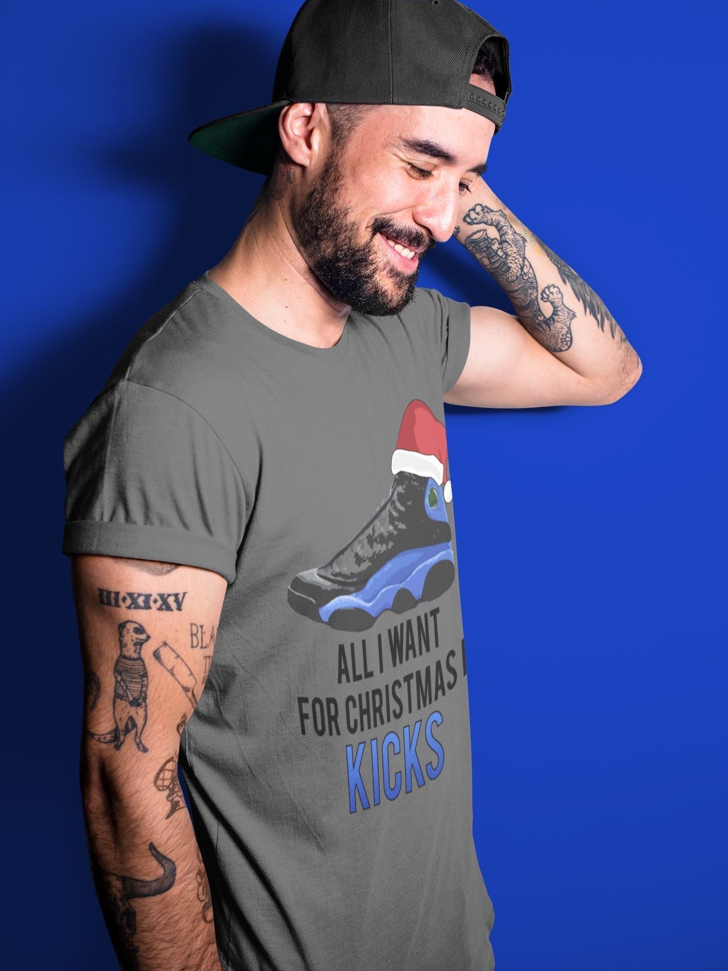 All i Want For Christmas is Kicks Unisex Tops - Air Jordan 13 Hyper Royal