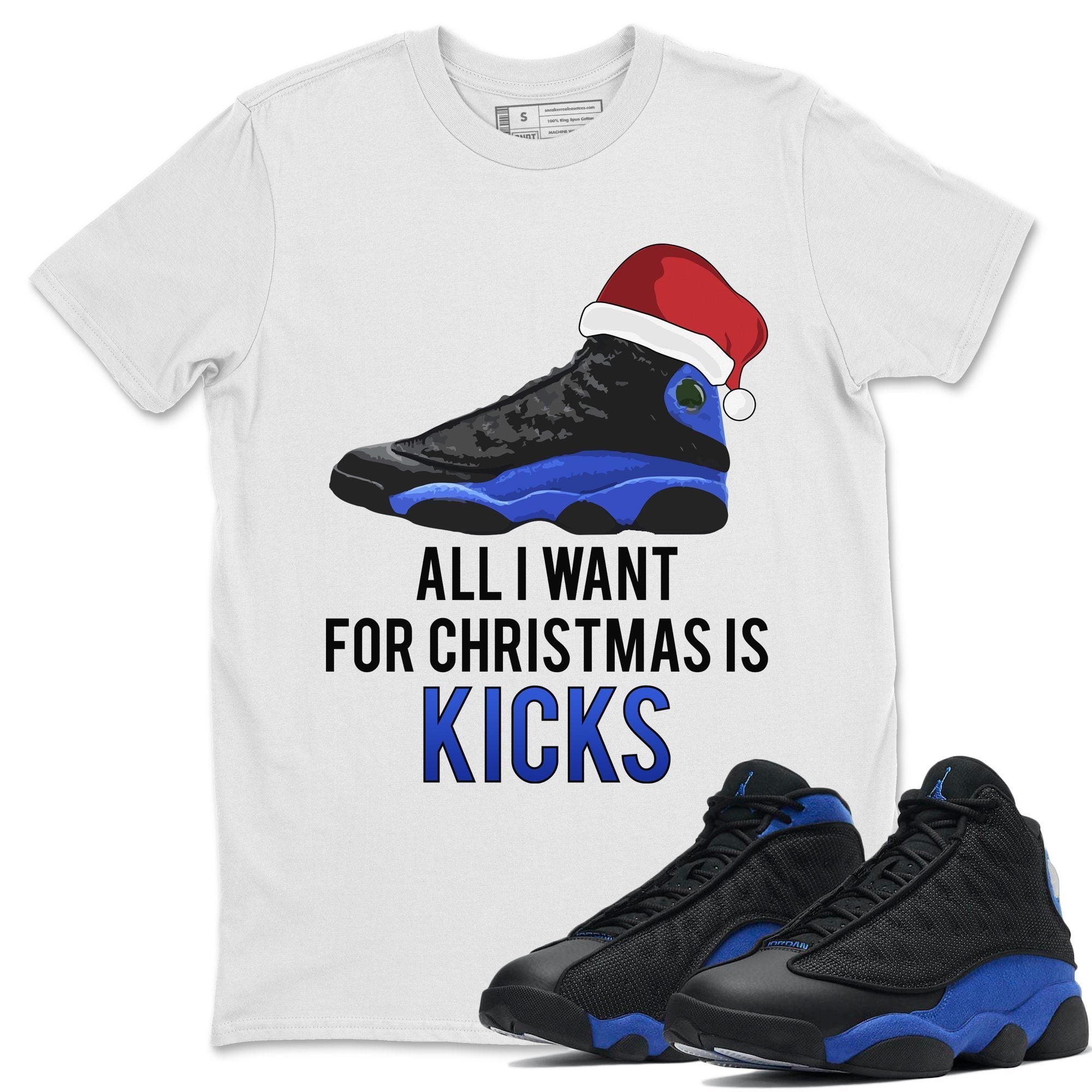 All i Want For Christmas is Kicks Unisex Tops - Air Jordan 13 Hyper Royal
